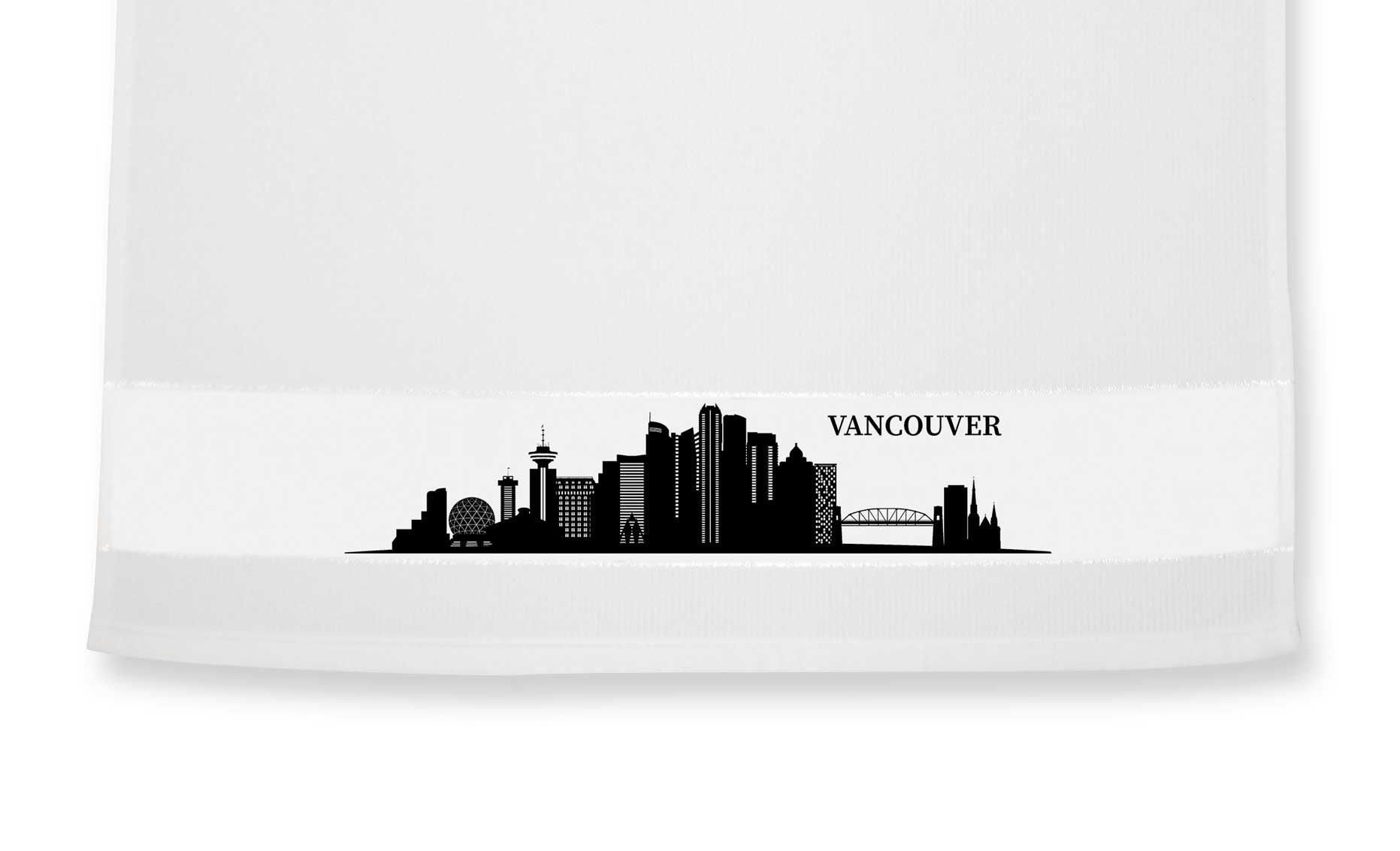 die Stadtmeister Geschirrtuch Skyline Vancouver