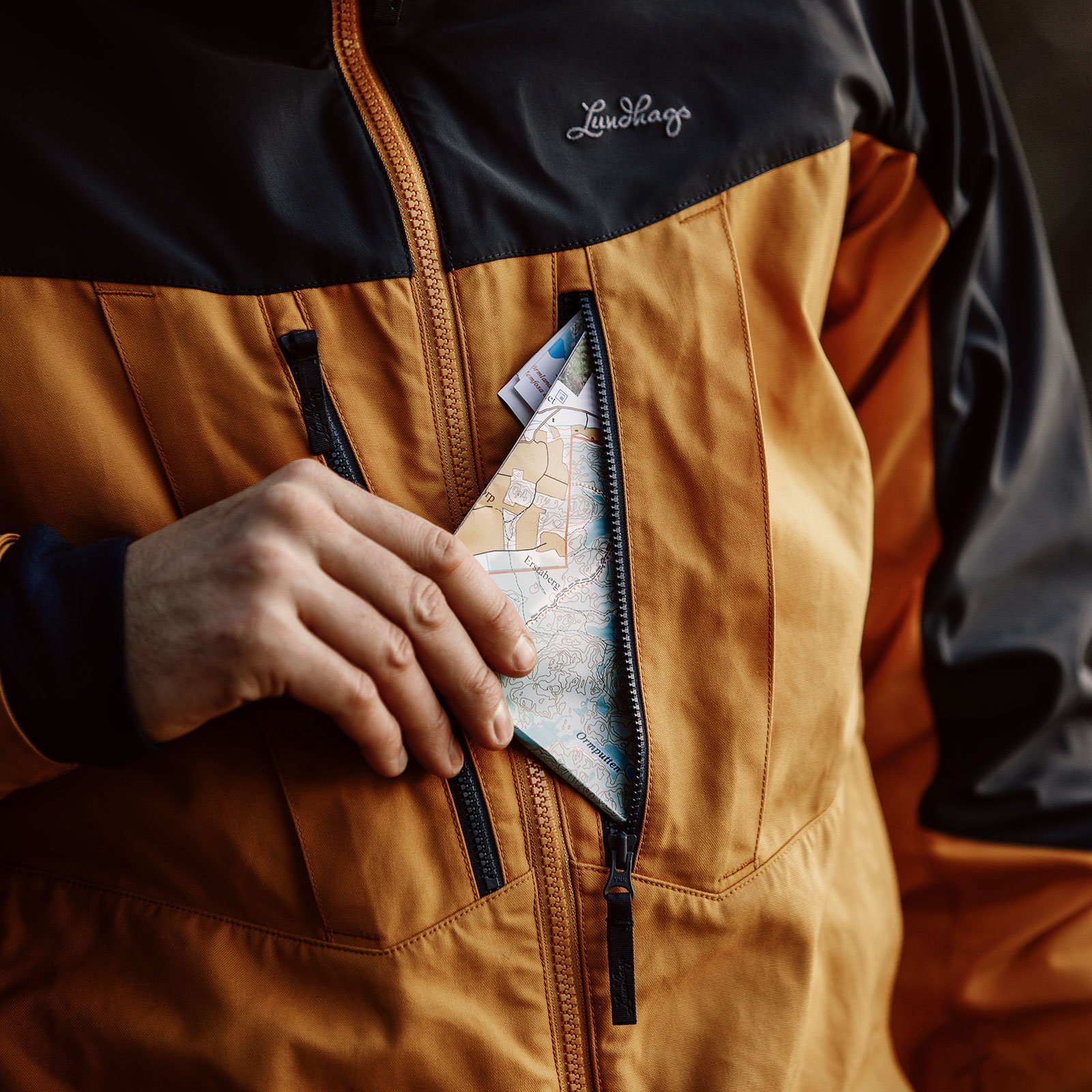 Lundhags Funktionsjacke Makke Pro Stretch-Hybrid Wanderjacke für alle Jahreszeiten