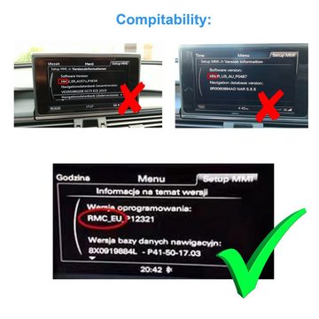 TAFFIO Für Audi A6 S6 A7 S7 C7 RMC Wireless Carplay AndroidAuto USB Interface Navigationsgerät