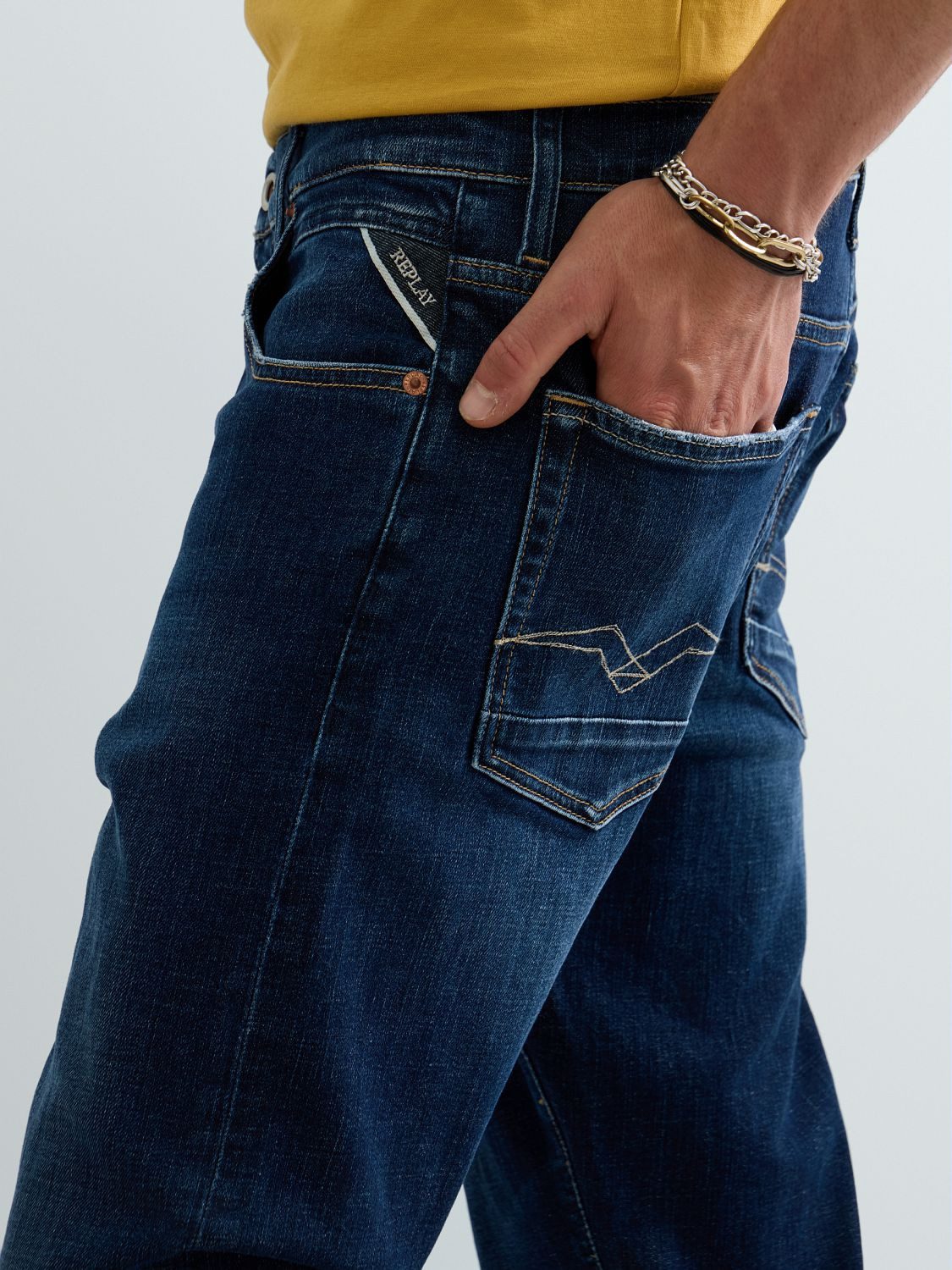 Replay Straight-Jeans Aideen im 5-Pocket-Stil – Bild 5 von 5