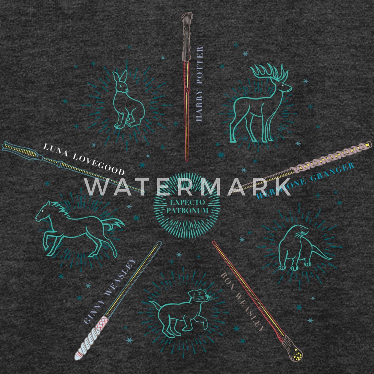 T-Shirt Harry Potter Expecto Patronum Teenager Premium T-Shirt