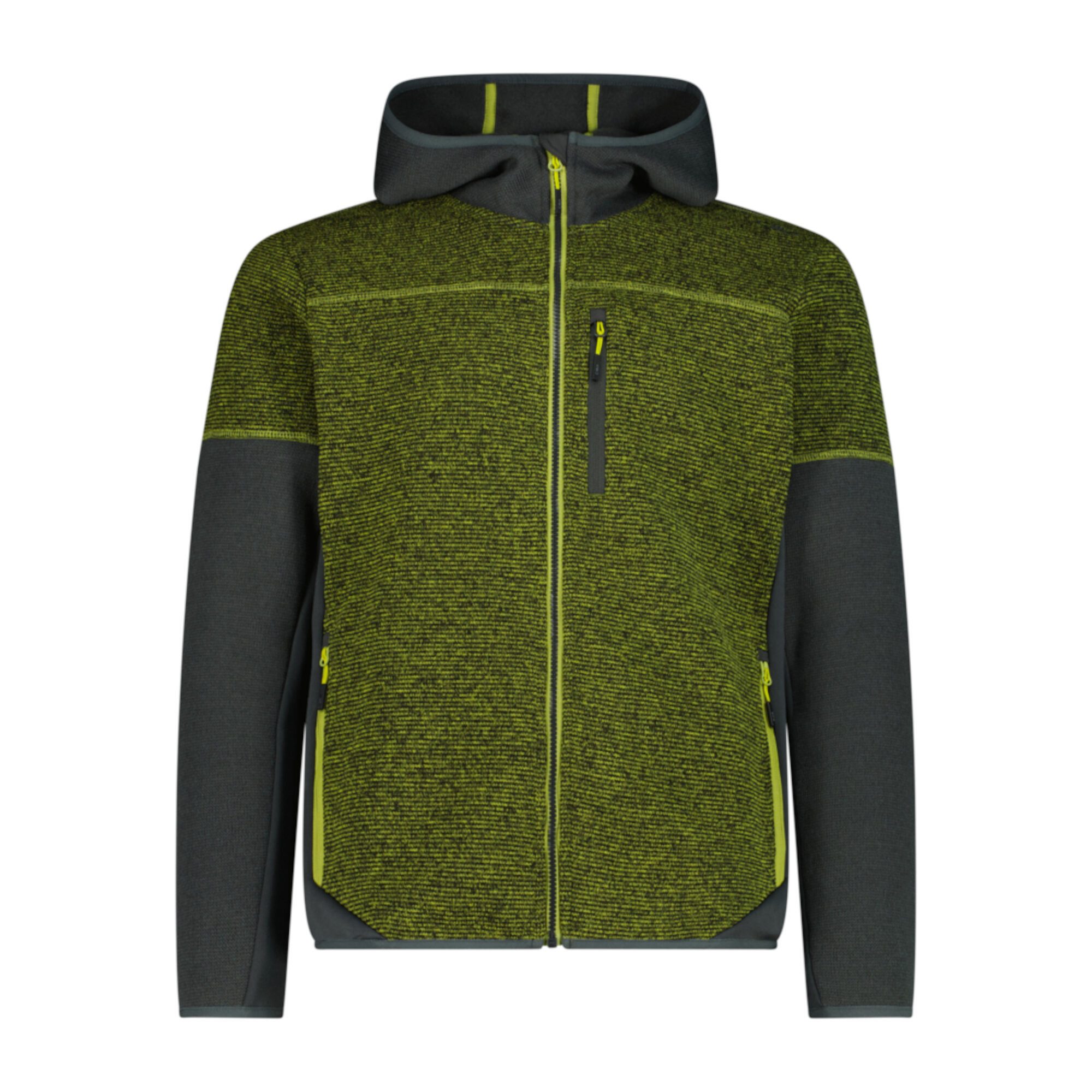 CMP Fleecejacke CMP Herren Fleecejacke Man Jacket Fix Hood 36H2437