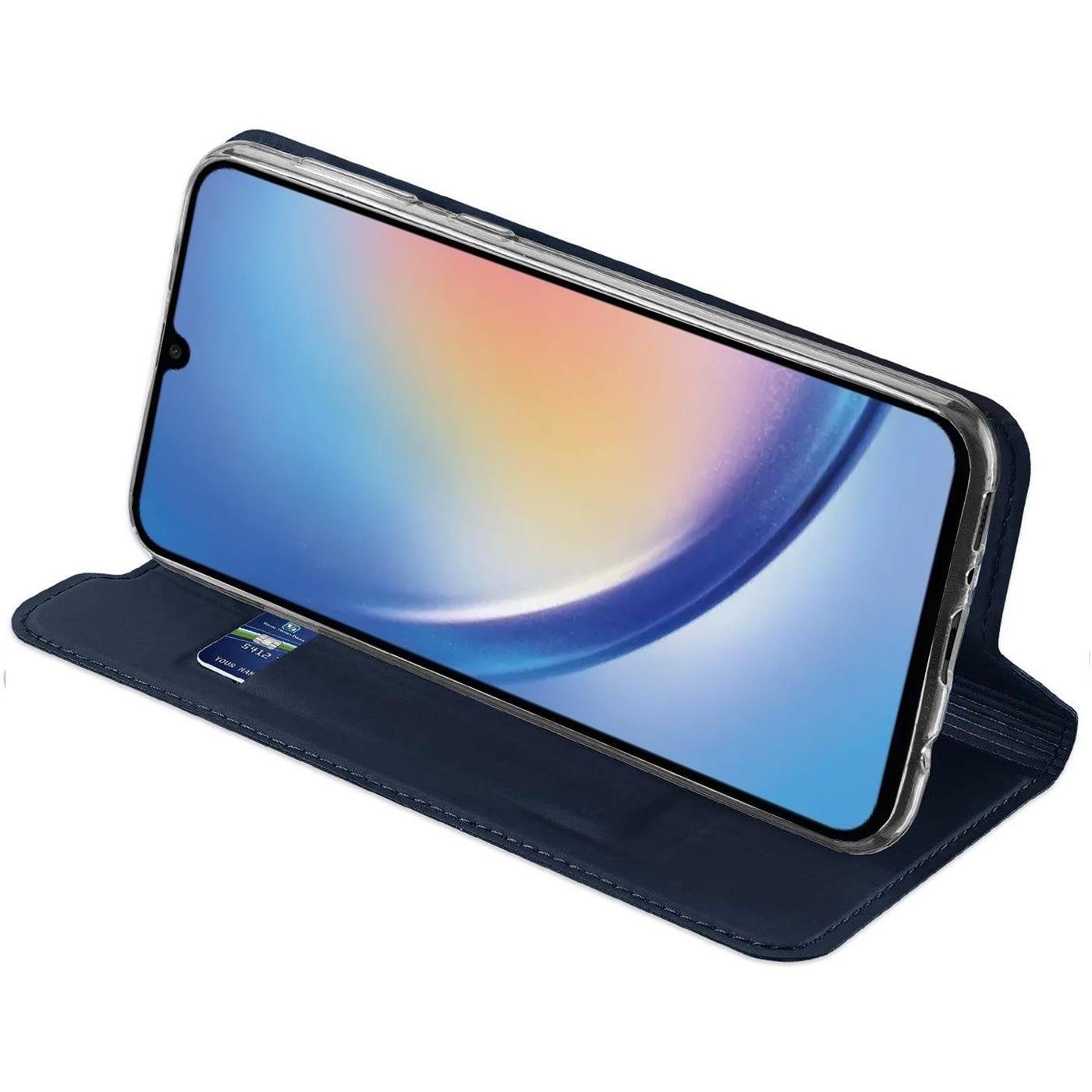 CoolGadget Handyhülle Klapptasche Wallet Kartenfach für Samsung Galaxy A54 5G 6,4 Zoll, Ultra Slim Flip Case Hülle Klapphülle Cover Schutzhülle – Bild 5 von 5