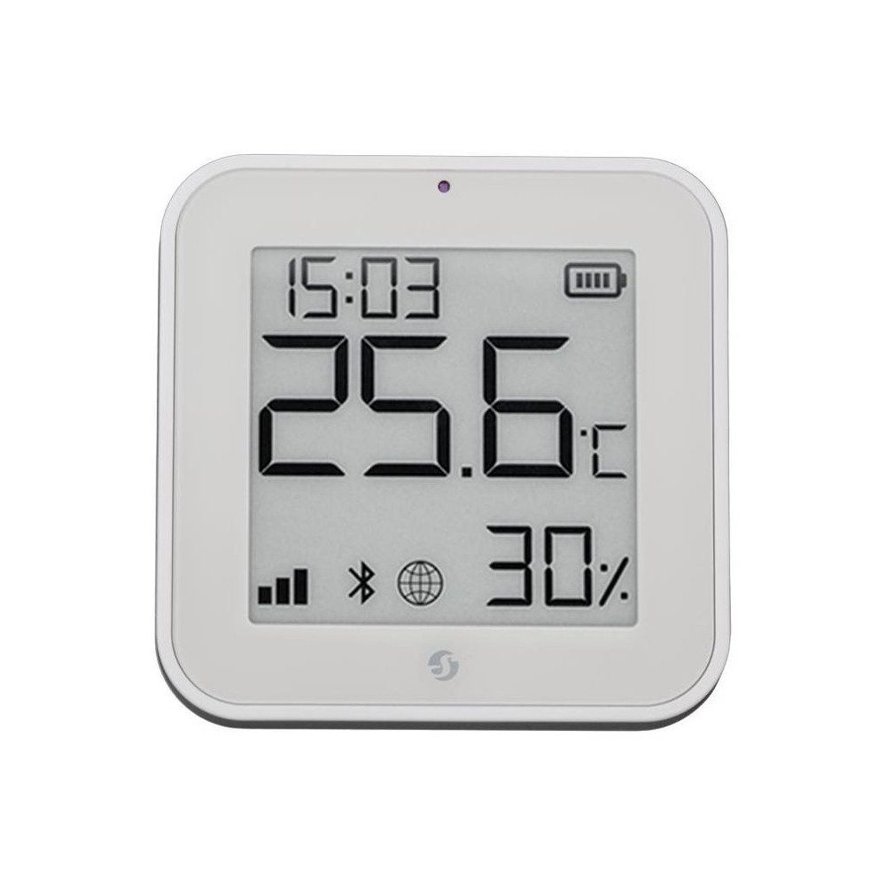 Shelly Blu H&T Display Temp.- und Feuchtigkeitssensor weiß Smart-Home-Station