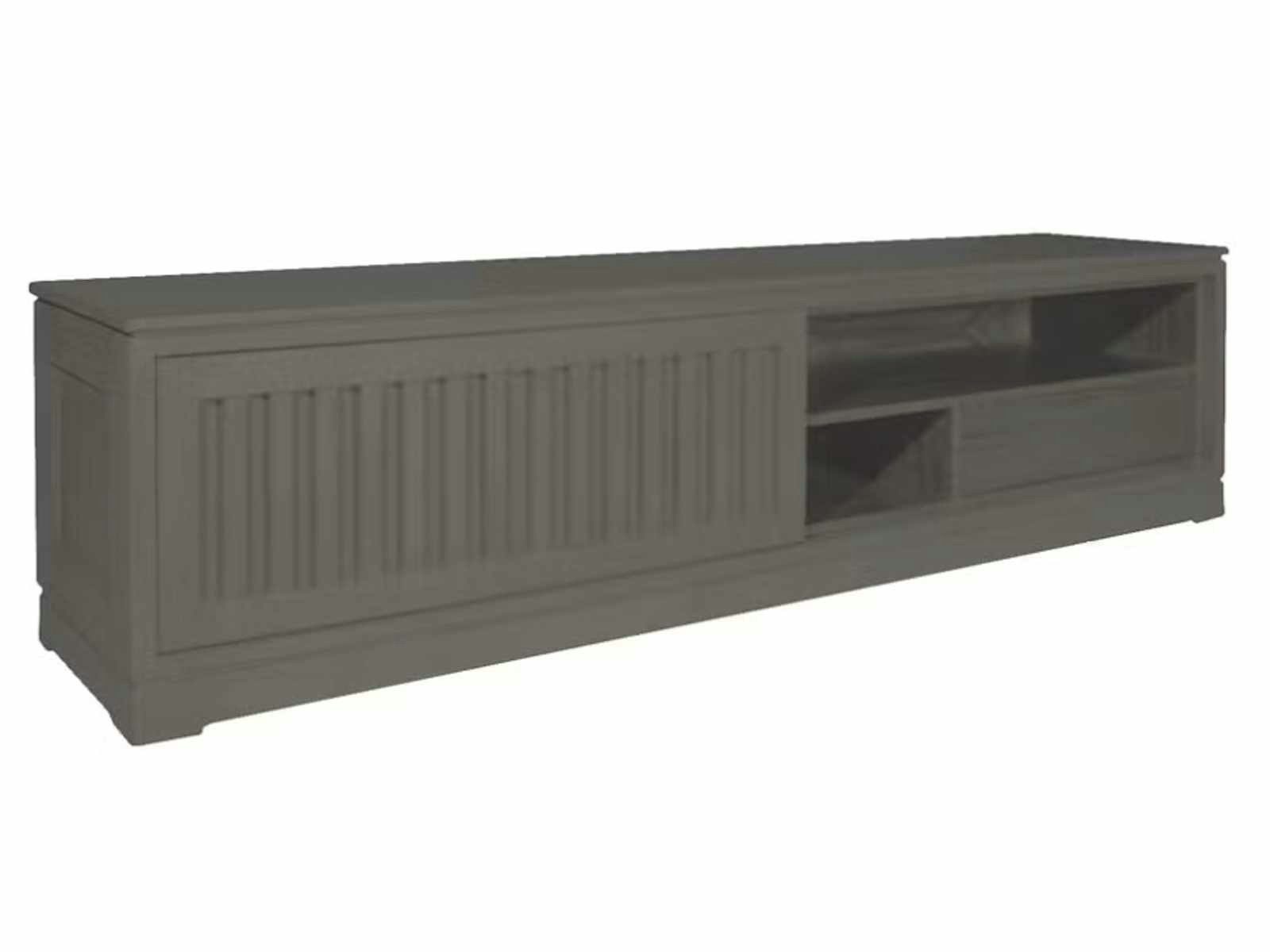 Casamia TV-Board TV Lowboard Casaverde mit 1 Schiebetür Pinie Massivholz