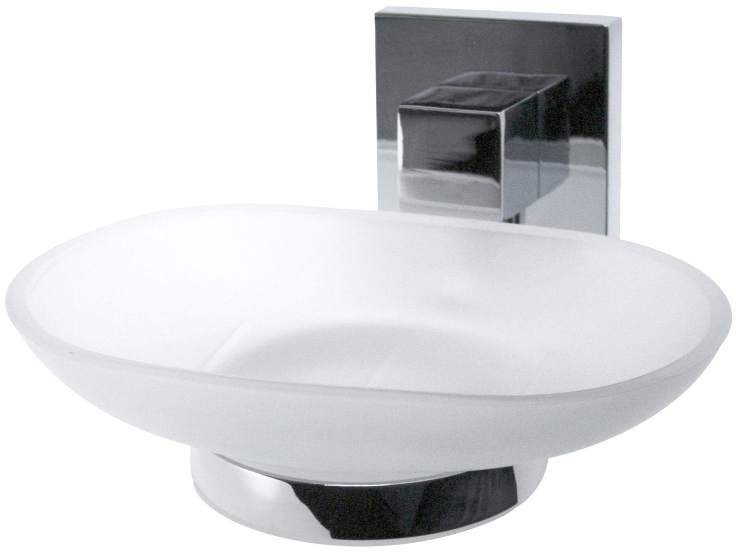 FACKELMANN Seifenhalter Mare, mit Wandhalterung, verchromt