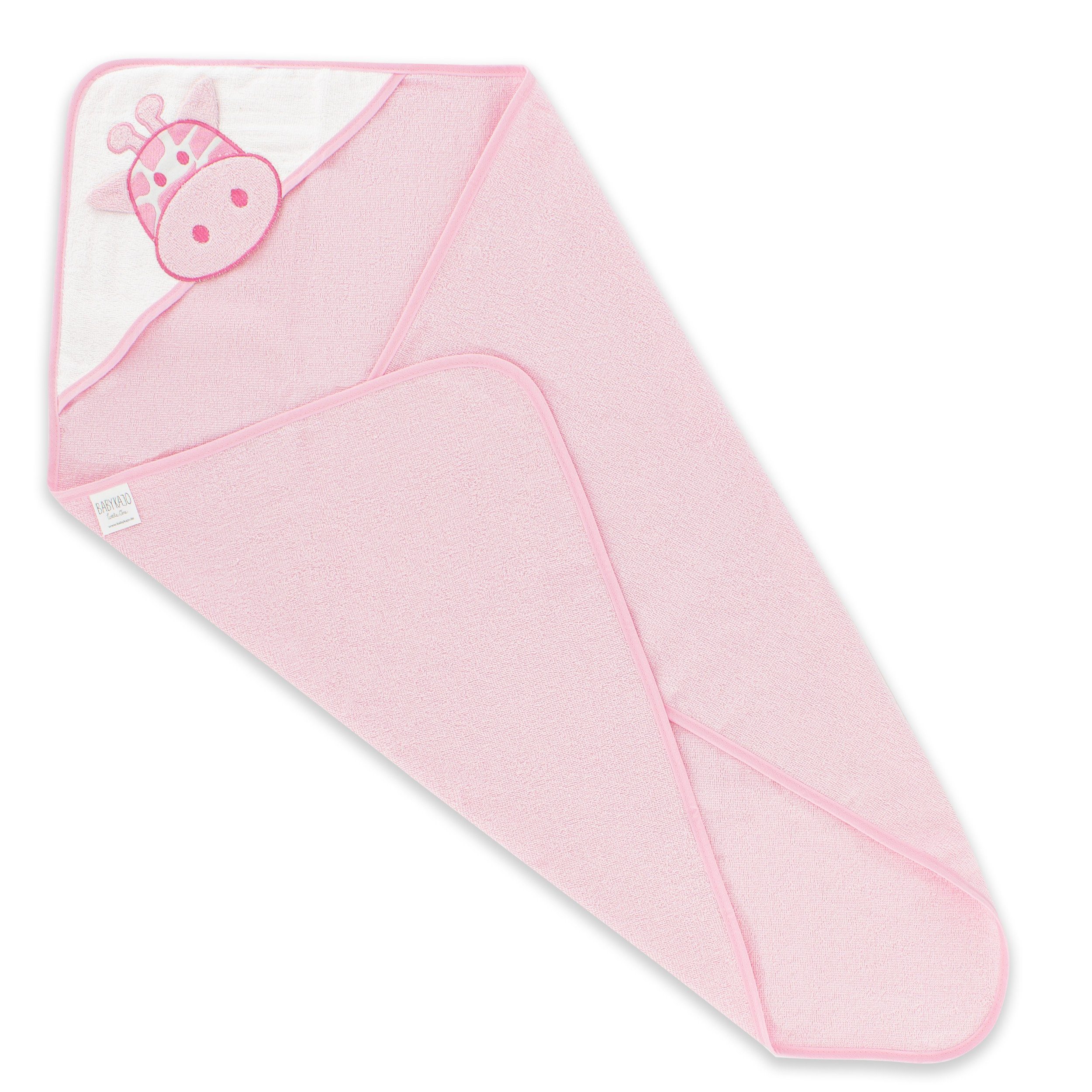 Babykajo Kapuzenhandtuch, Frottee (1-St), Baby Handtuch mit Tiermuster