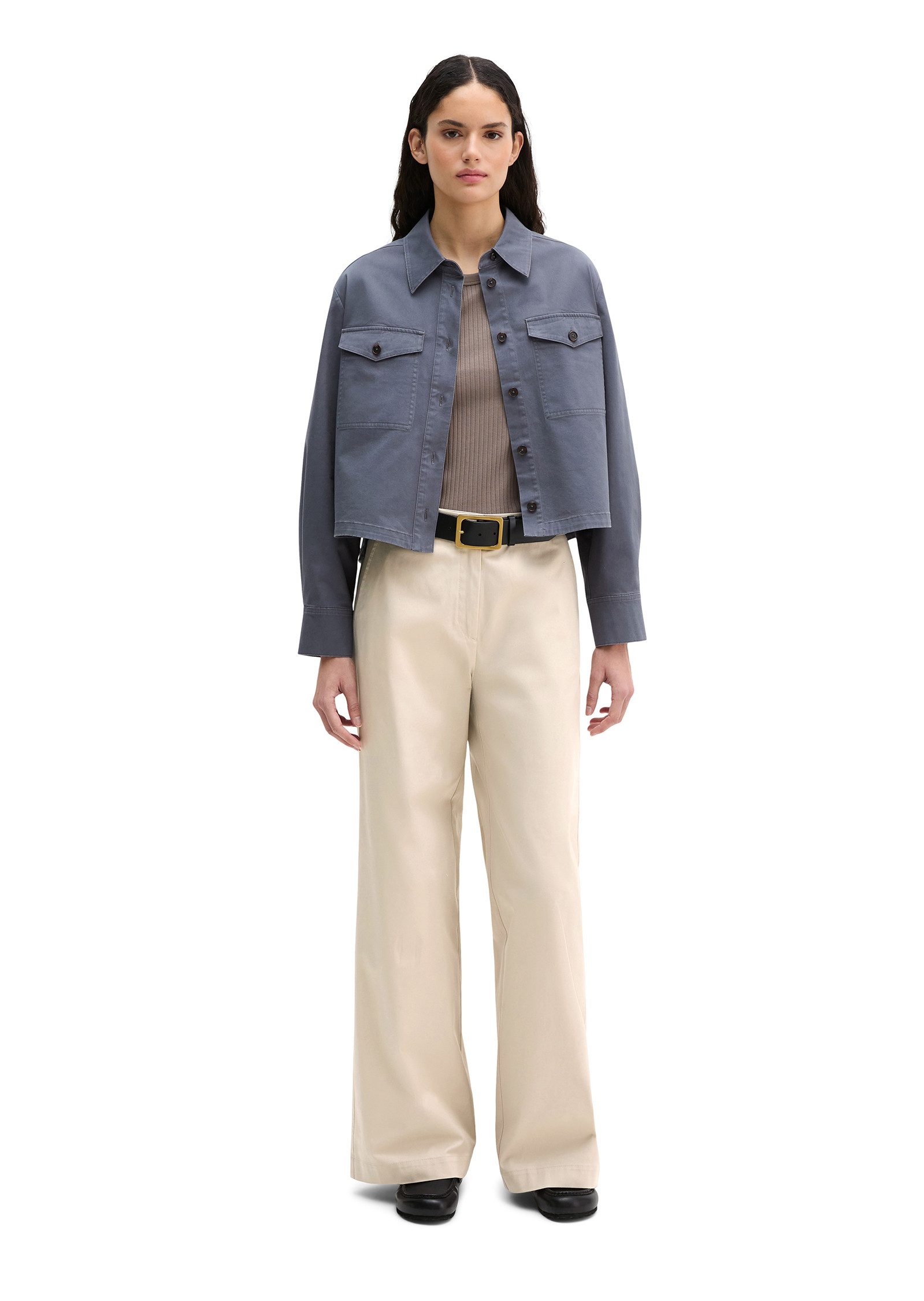Marc O'Polo Kurzjacke aus Brushed Cotton Twill – Bild 5 von 5