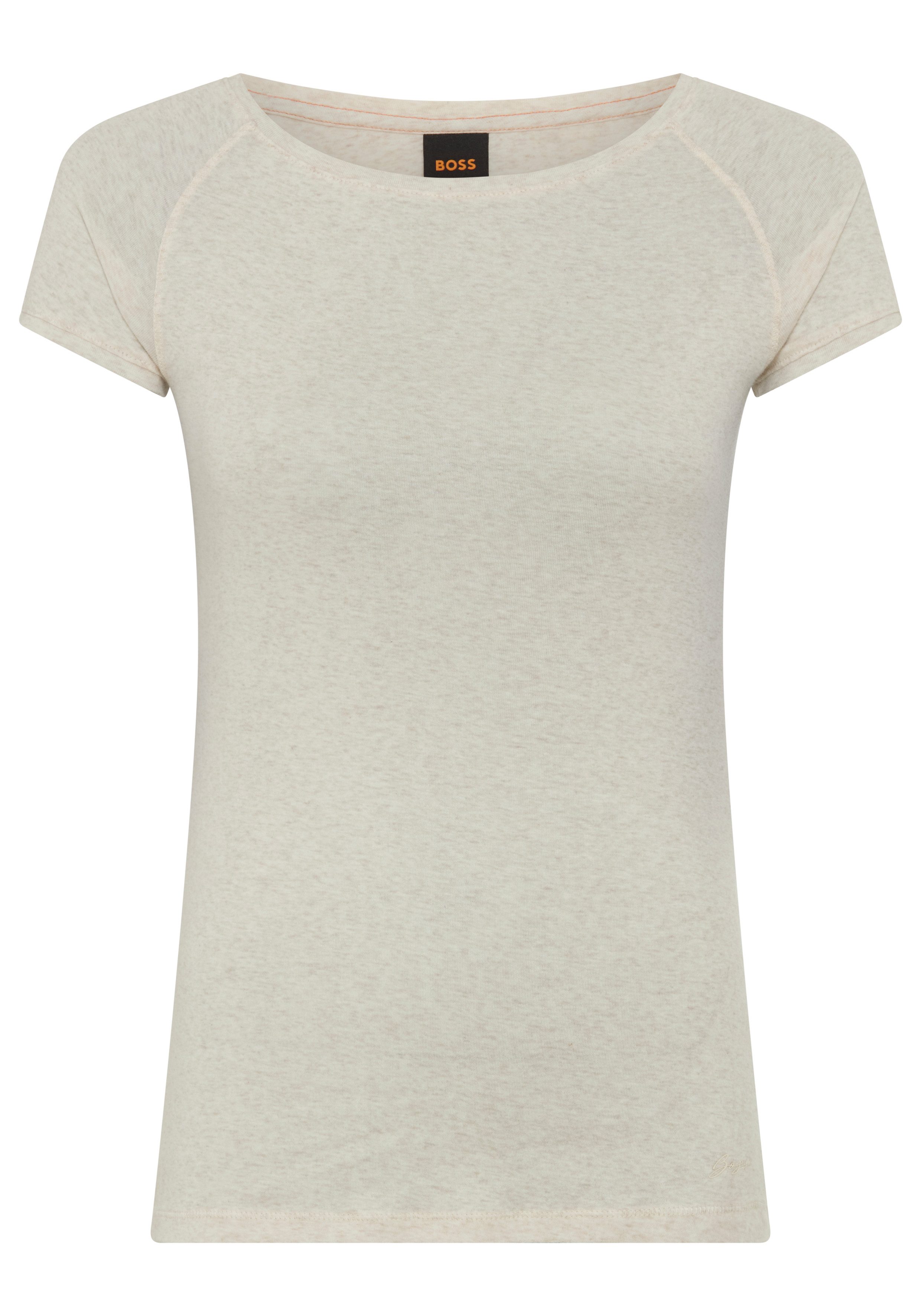 BOSS ORANGE T-Shirt Espia Premium Damenmode mit Raglanärmeln, Slim Fit
