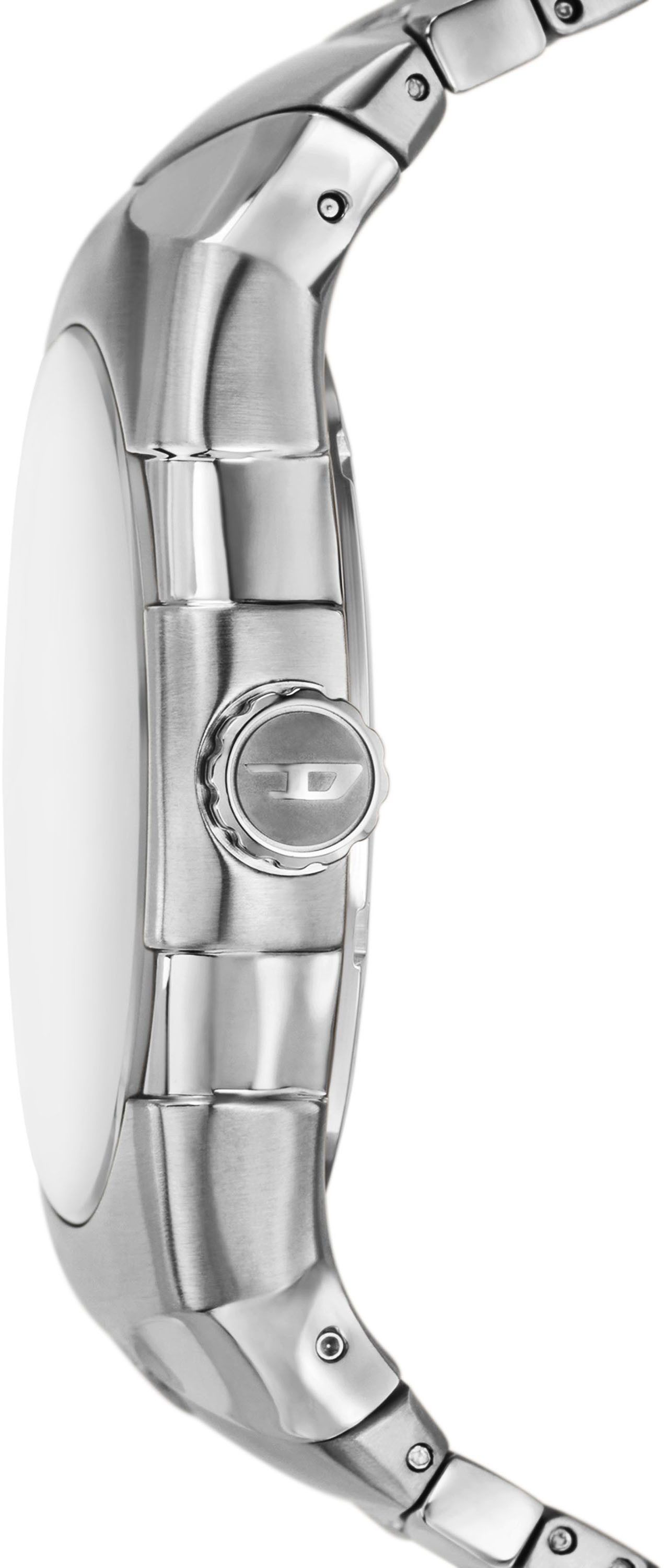 Diesel Quarzuhr D-SRUPTOR DZ2224, Armbanduhr, Herrenuhr, Edelstahlarmband, analog