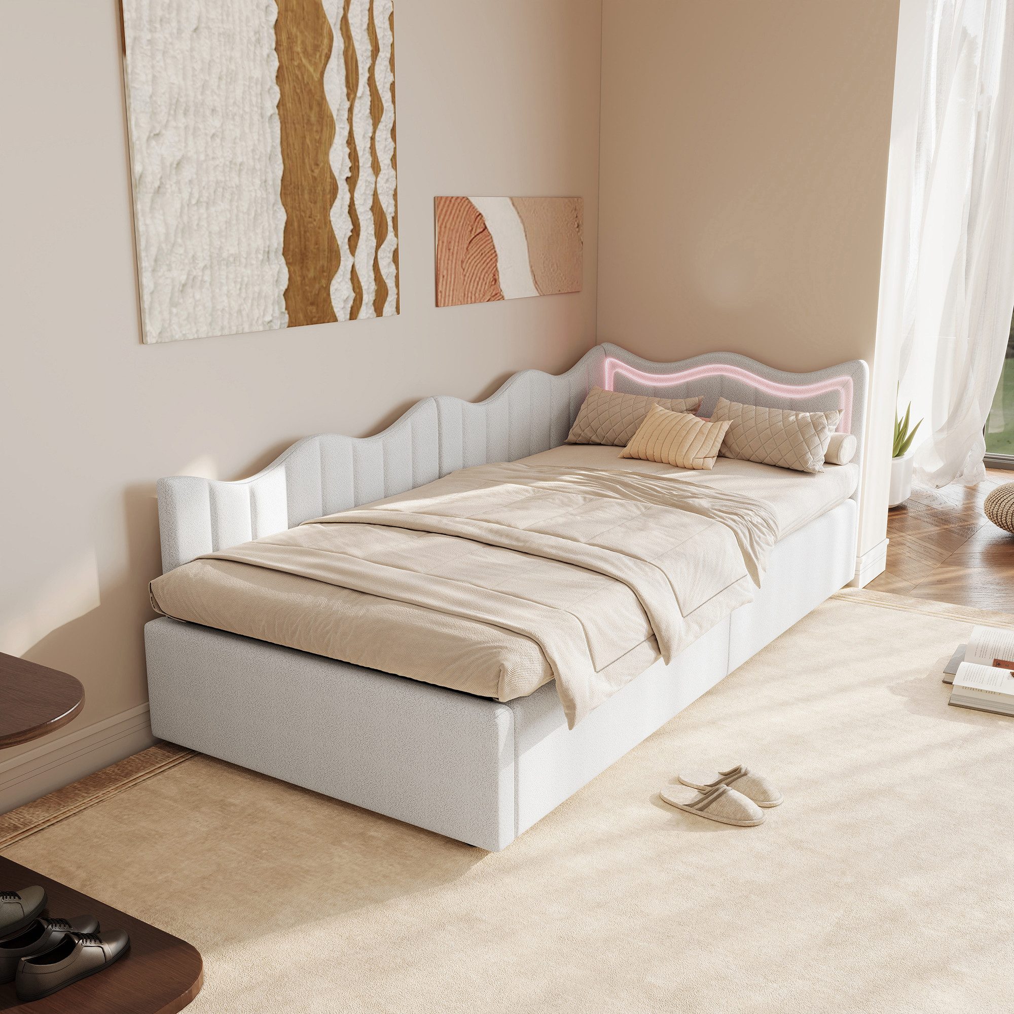 FUROKOY Schlafsofa Daybett Polsterbett Tagesbett, Hydraulisches günstig online kaufen