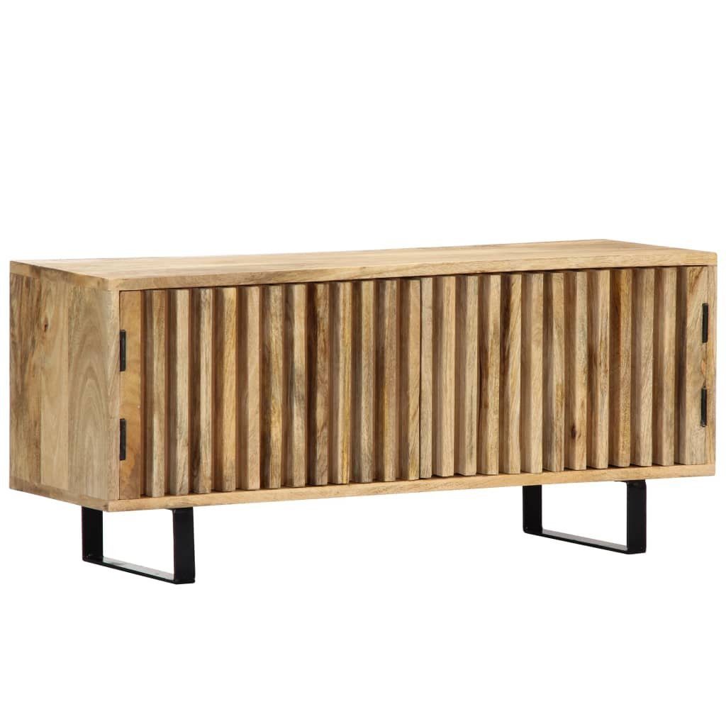 furnicato TV-Schrank 90 x 30 x 40 cm Mango-Massivholz