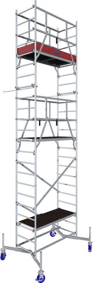 Thumbnail - KRAUSE Arbeitsgerüst ClimTec System, (Set), Komplettgerüst, inkl. 1 Aufstockung, 2 Aufstockung und Fahrrollensatz