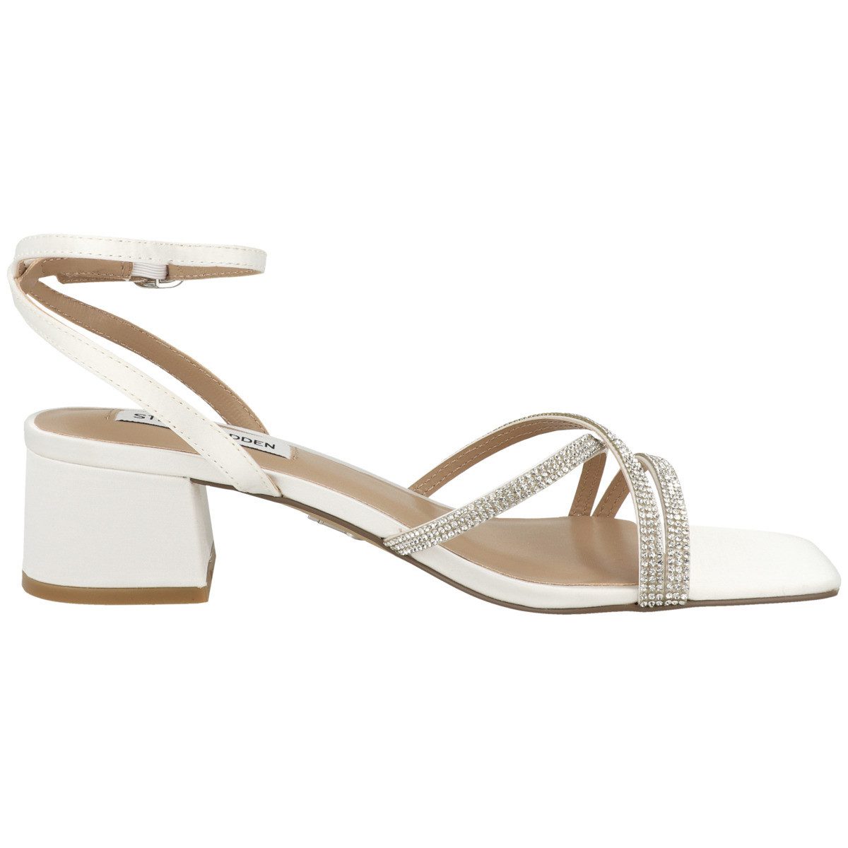 STEVE MADDEN Gabby Damen Sandalette High Heels, Sandalen, Pumps, Sommerschuhe, Riemchen