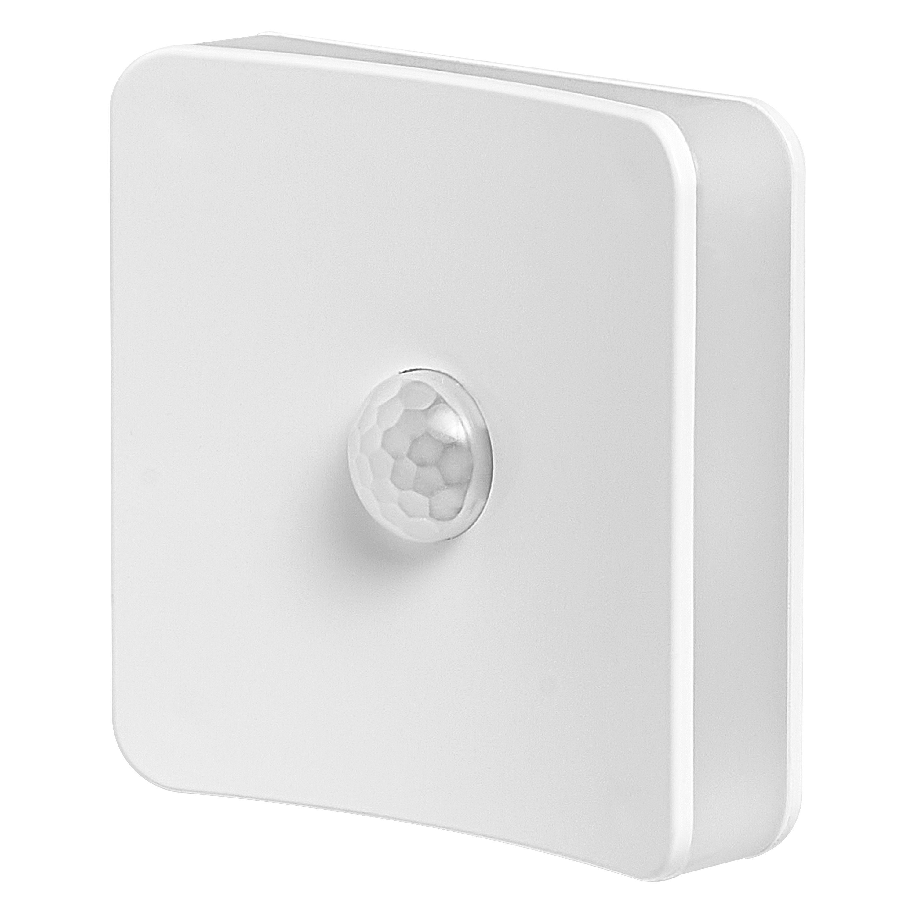 Ledvance LED Steckdosenleuchte LUNETTA SQUARE SENSOR RGB, RGB-Farbsteuerung, LED fest integriert, Leuchtmittel enthalten, Farbwechsler, RGB, RGB-Farbsteuerung