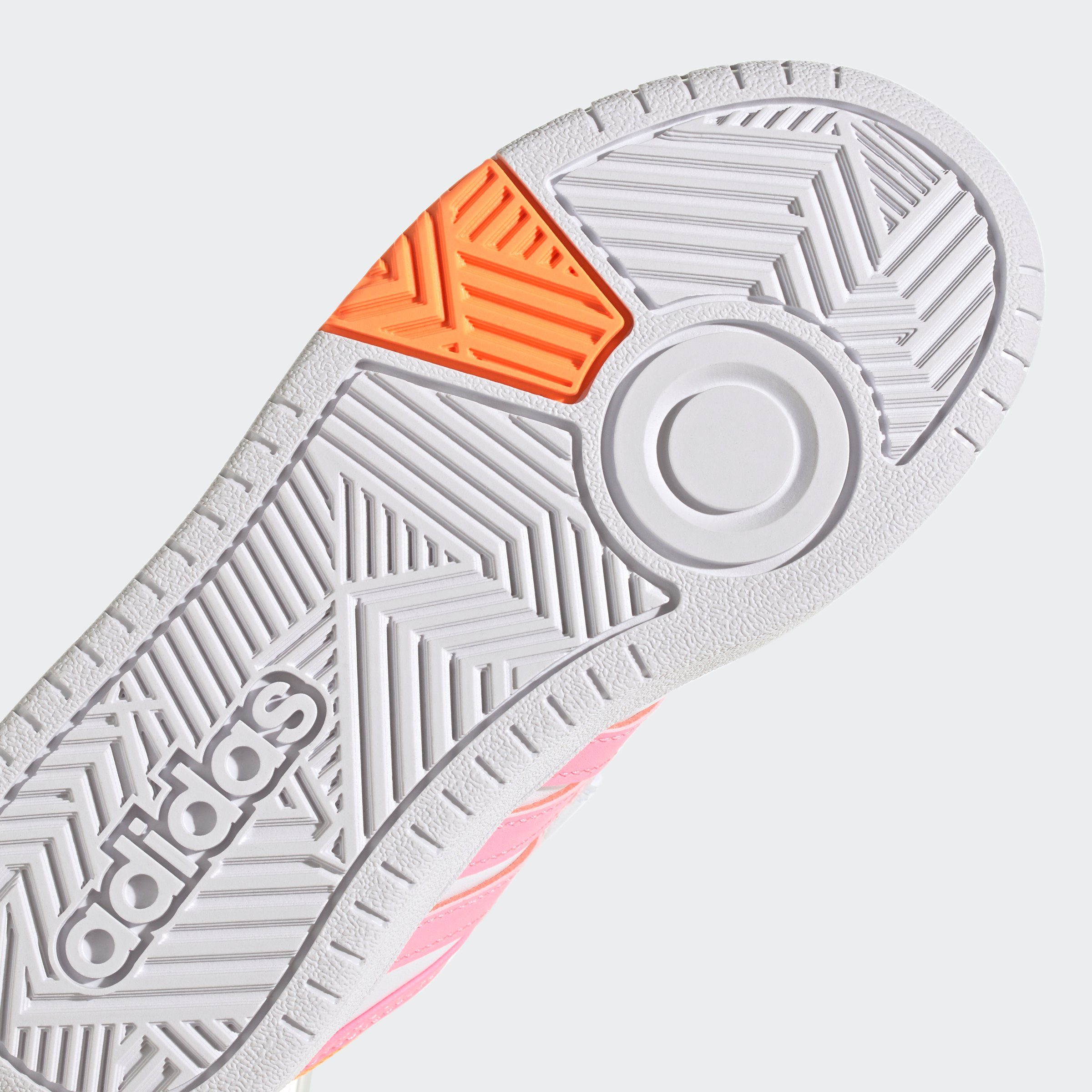 Sportswear HOOPS Sneaker adidas Cloud Pink Orange / White / Screaming Beam