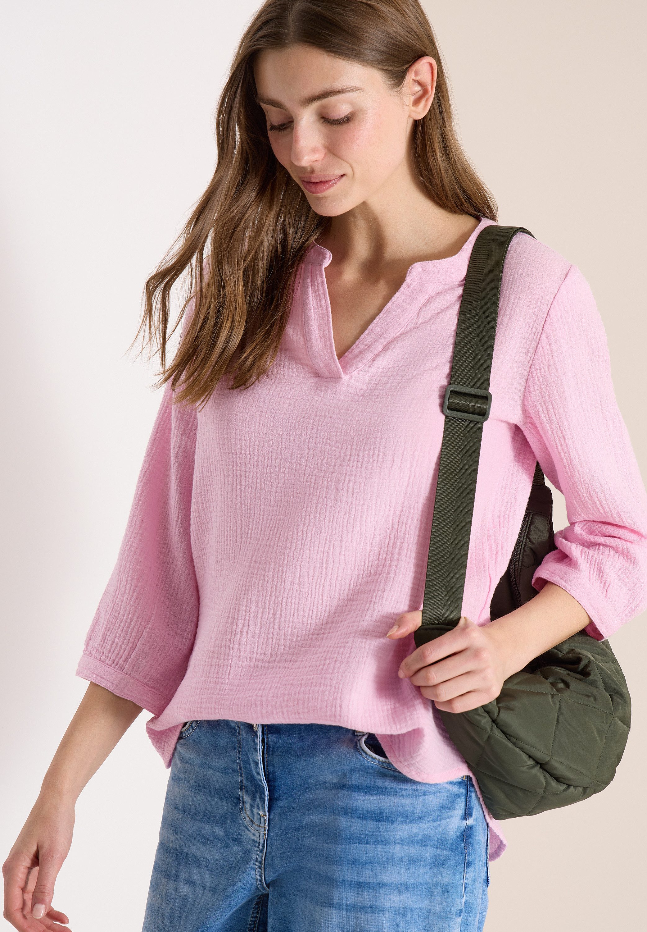 CECIL Klassische Bluse mit 3/4 Ärmeln günstig online kaufen