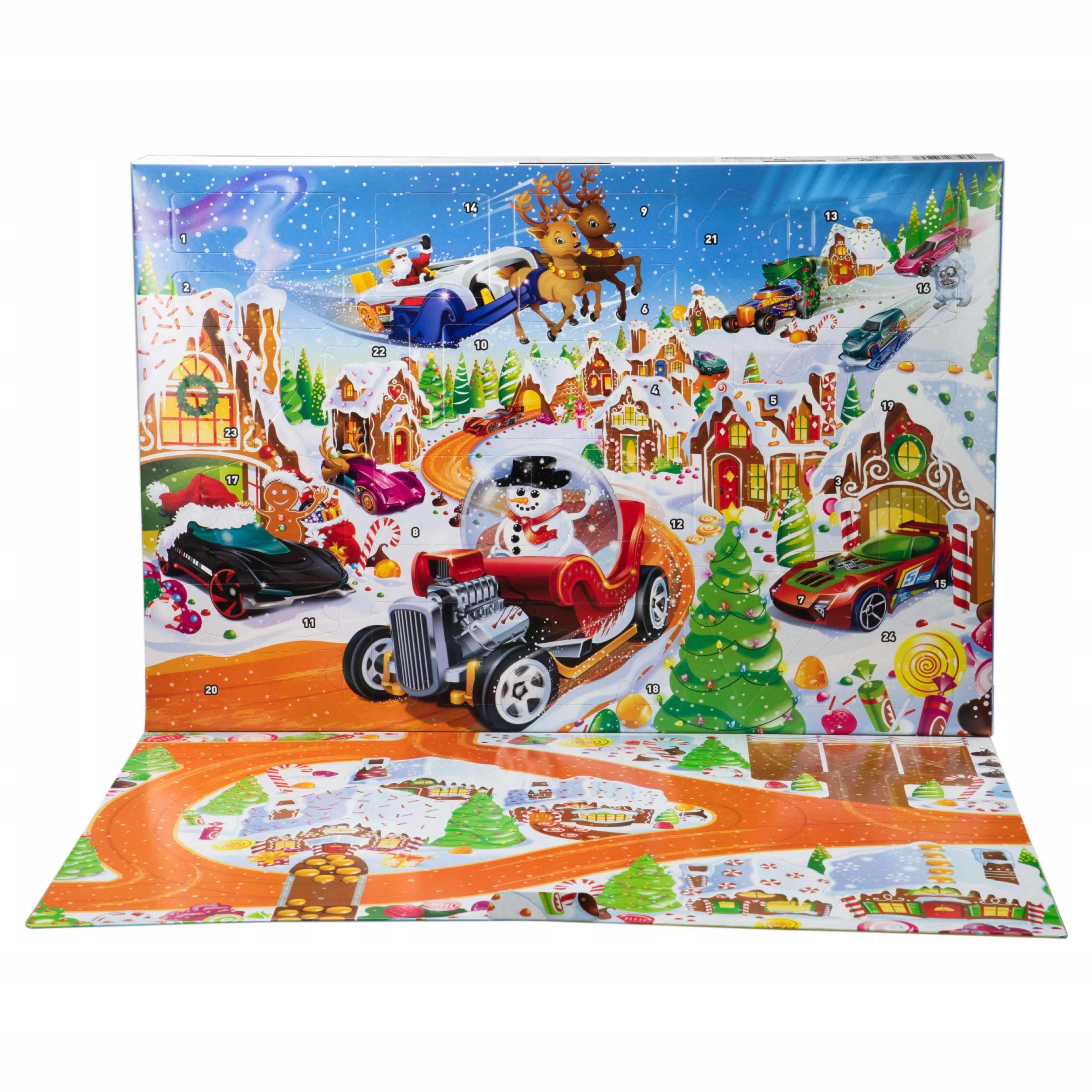 Hot Wheels Adventskalender Hot Wheels Adventskalender 2025 – 24 Überraschungen & 10 Autos (1-tlg)