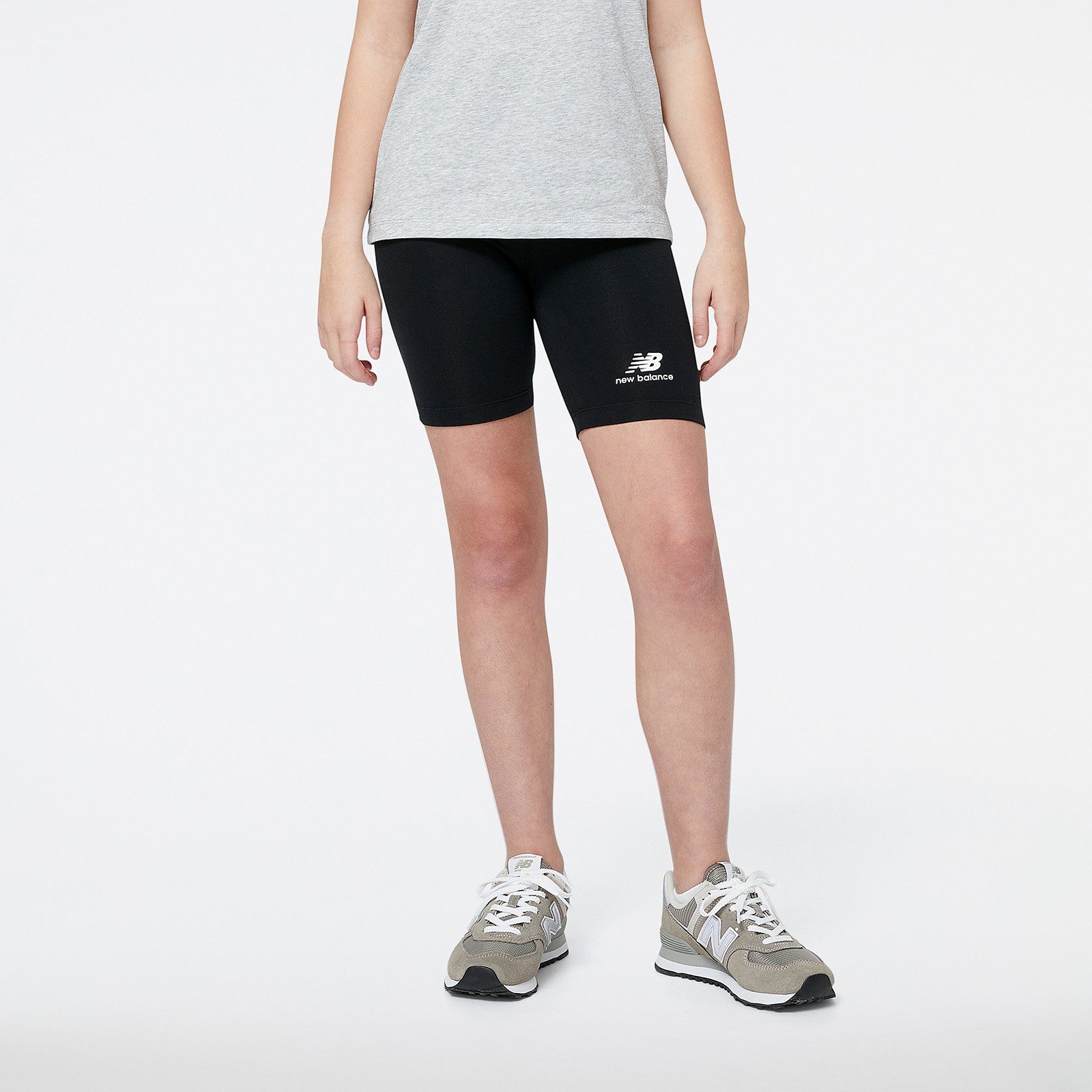 New Balance Shorts Logo Fitt Essentials Stacked Cotton