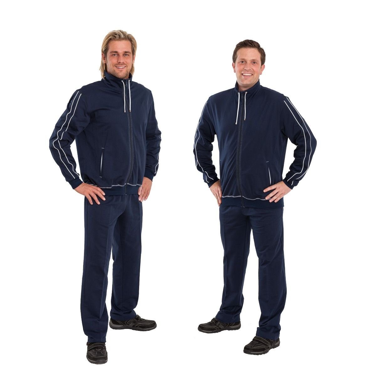 Authentic Klein Sweatjacke Herren Sport- und Freizeitjacke aus 100% Baumwolle