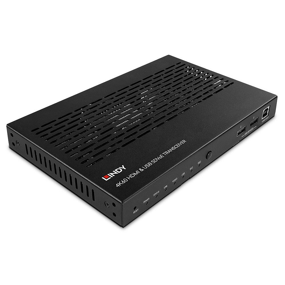 LINDY 4K60 HDMI & USB SDVoE Extender - Tranceiver HDMI-Kabel