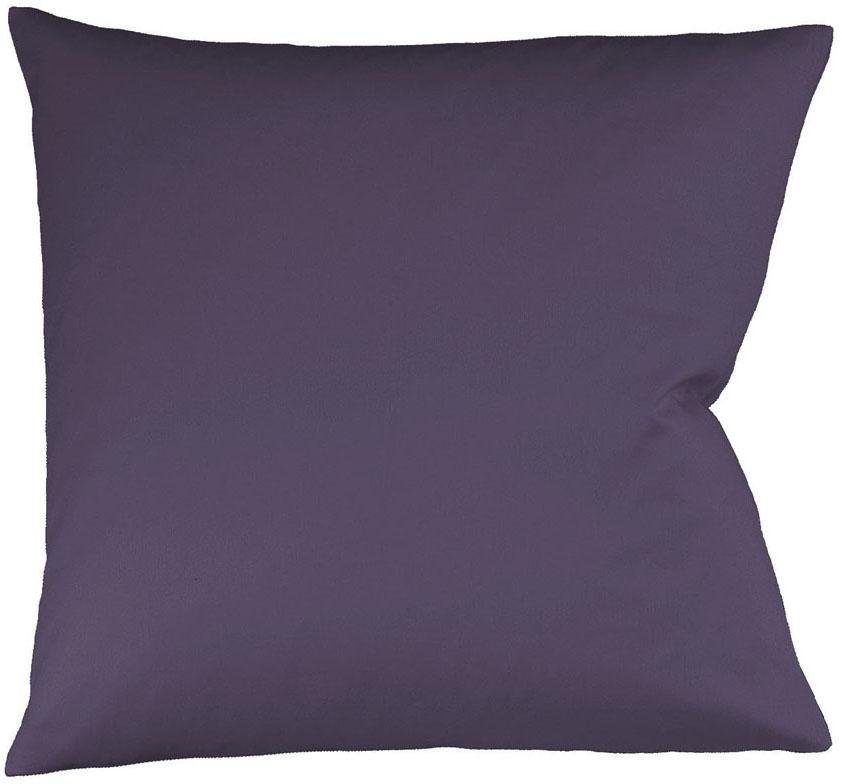 fleuresse Kissenbezug Colours Mako Satin, 100% Baumwolle, mit Reißverschluss, (2 Stück), Mako Satin, glänzend, glatt, Premium Qualität