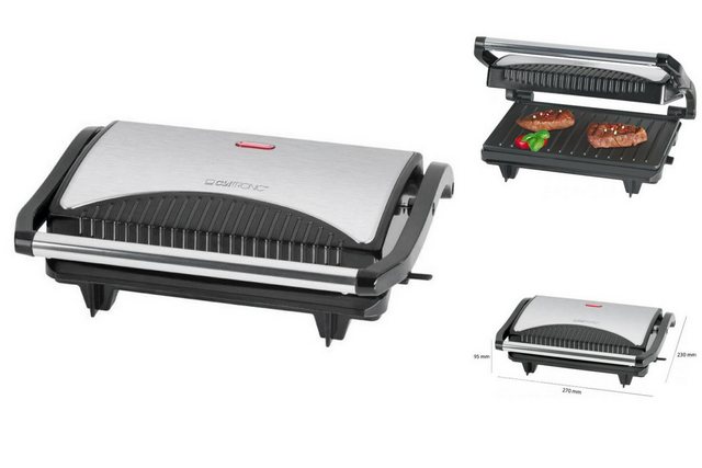 CLATRONIC Kontaktgrill Clatronic Kontaktgrill Elektrogrill MG 3519 700 W, 700 W