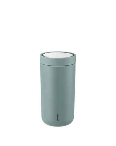Stelton Thermobecher Stelton To Go Click Thermobecher Dusty Green, Edelstahl