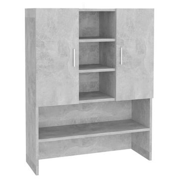 vidaXL Waschmaschinenumbauschrank Waschmaschinenschrank Betongrau 70,5x25,5x90 cm