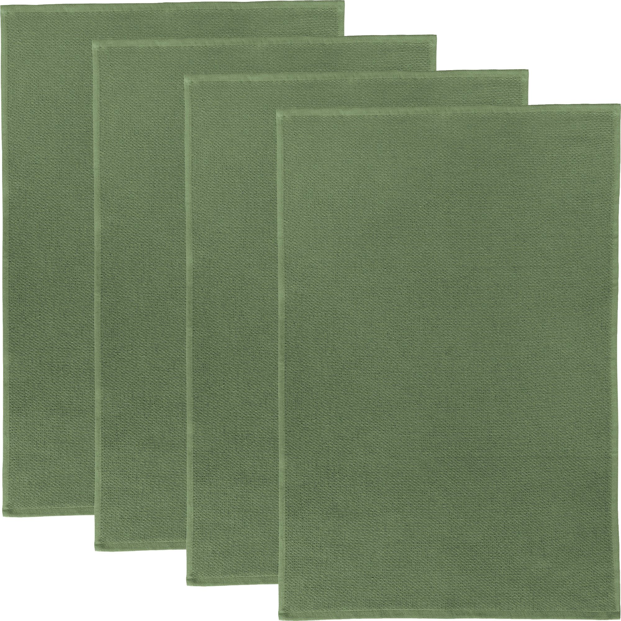 Erwin Müller Geschirrtuch Frottier-Geschirrtuch 4er-Pack, Baumwolle Uni