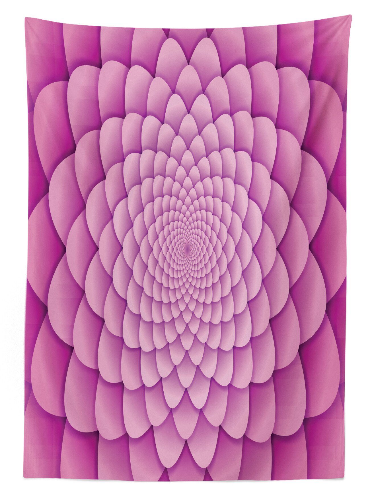 Klare Außen Lotus Farbfest Zusammenfassung Tischdecke Waschbar Spiral rosa Bereich Abakuhaus Mandala Für geeignet Farben, den