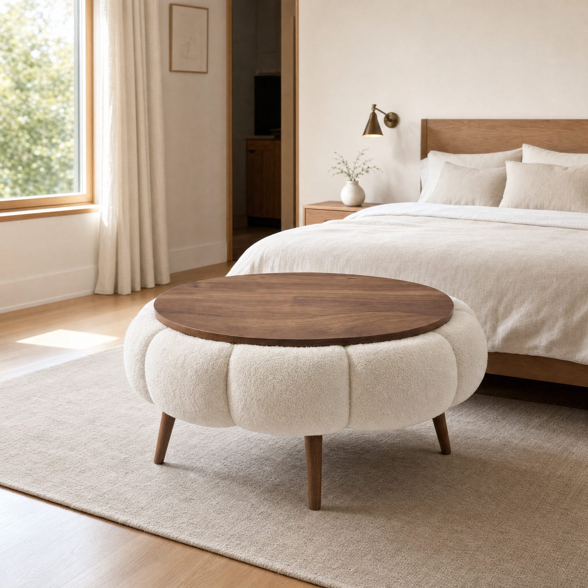 Skye Decor Couchtisch Papatya Couchtisch 60 (1-St), Runde Tischplatte