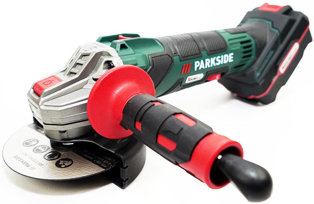 Parkside Akku-Winkelschleifer PWSA 20-Li D4 inkl. günstig online kaufen