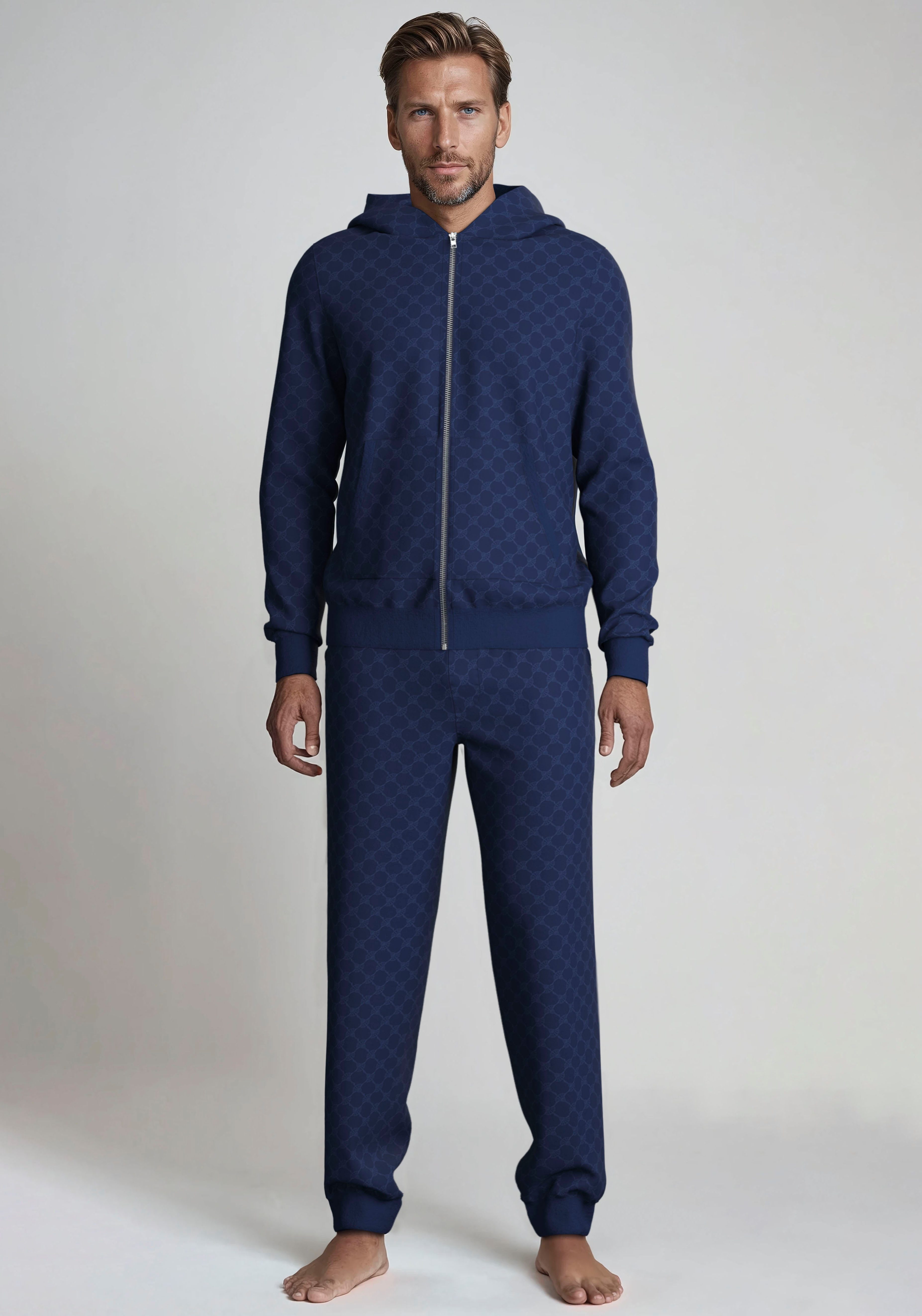 JOOP! Jogger Pants Leisure mit Cornflower-Allovermuster günstig online kaufen