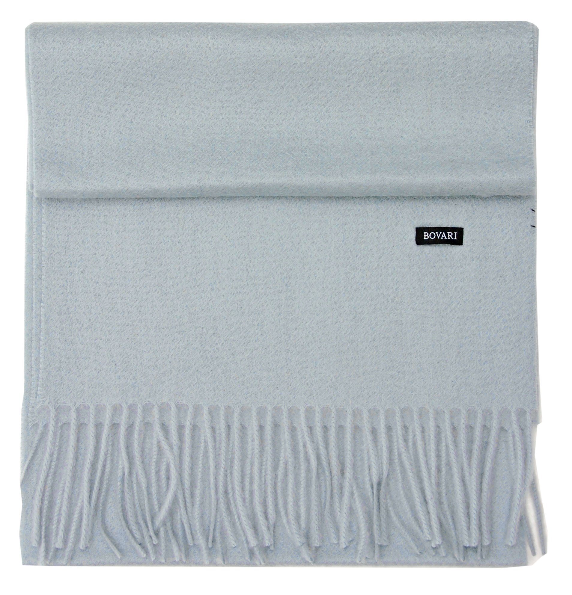 Bovari Kaschmirschal Kaschmir Schal Herren – 100% Kaschmir / Cashmere – Premium Qualität, 180 x 31 cm