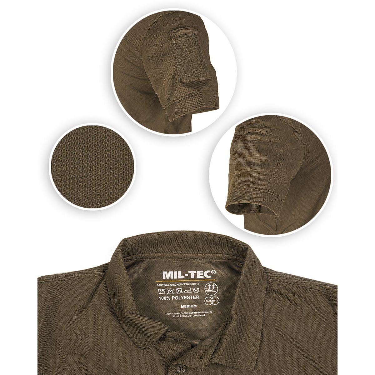 Mil-Tec Poloshirt Militär Tactical Poloshirt Quick günstig online kaufen