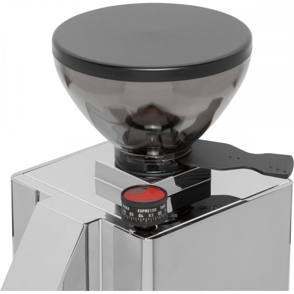 La Pavoni Kaffeemühle Nuovo Kube Mill - Kaffeemühle - chrom, Scheibenmahlwerk
