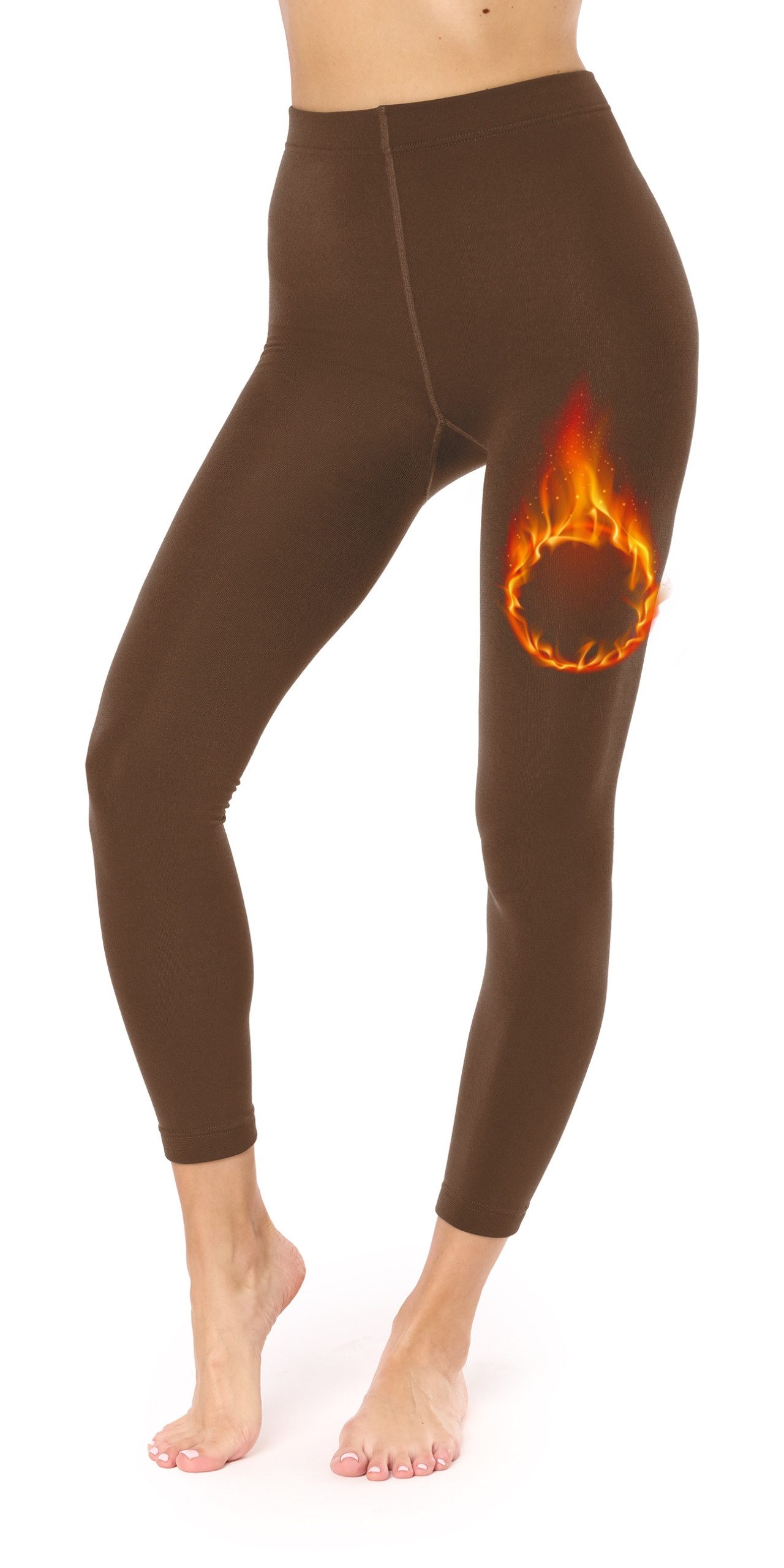 Leggings Thermo Leggings Damen Gefütterte Thermoleggings Winter MS-ATX-441