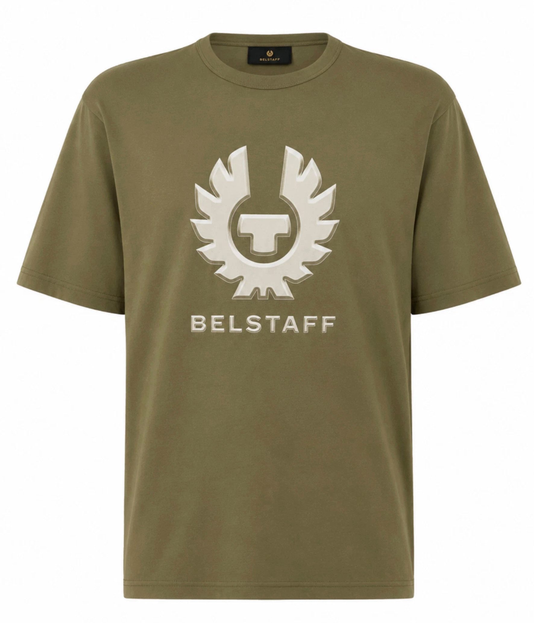 Belstaff T-Shirt London Liquify Graphic Phoenix Retro Tee Regular Cut (1-tlg) Baumwolle aus verantwortungsvollerem Anbau