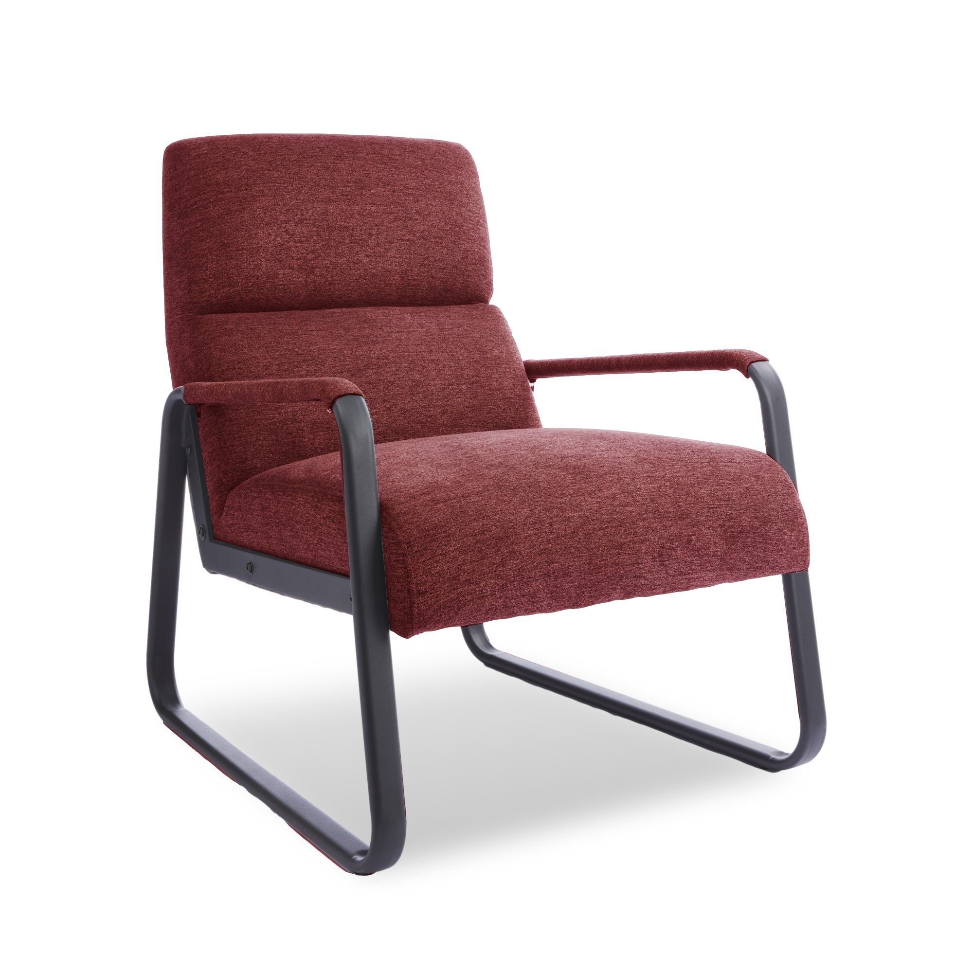 HomeGuru Loungesessel moderner Sessel, Relaxsessel für Wohnzimmer, Lesesessel, Fernsehsessel (1-St., Packung) Rotbraun