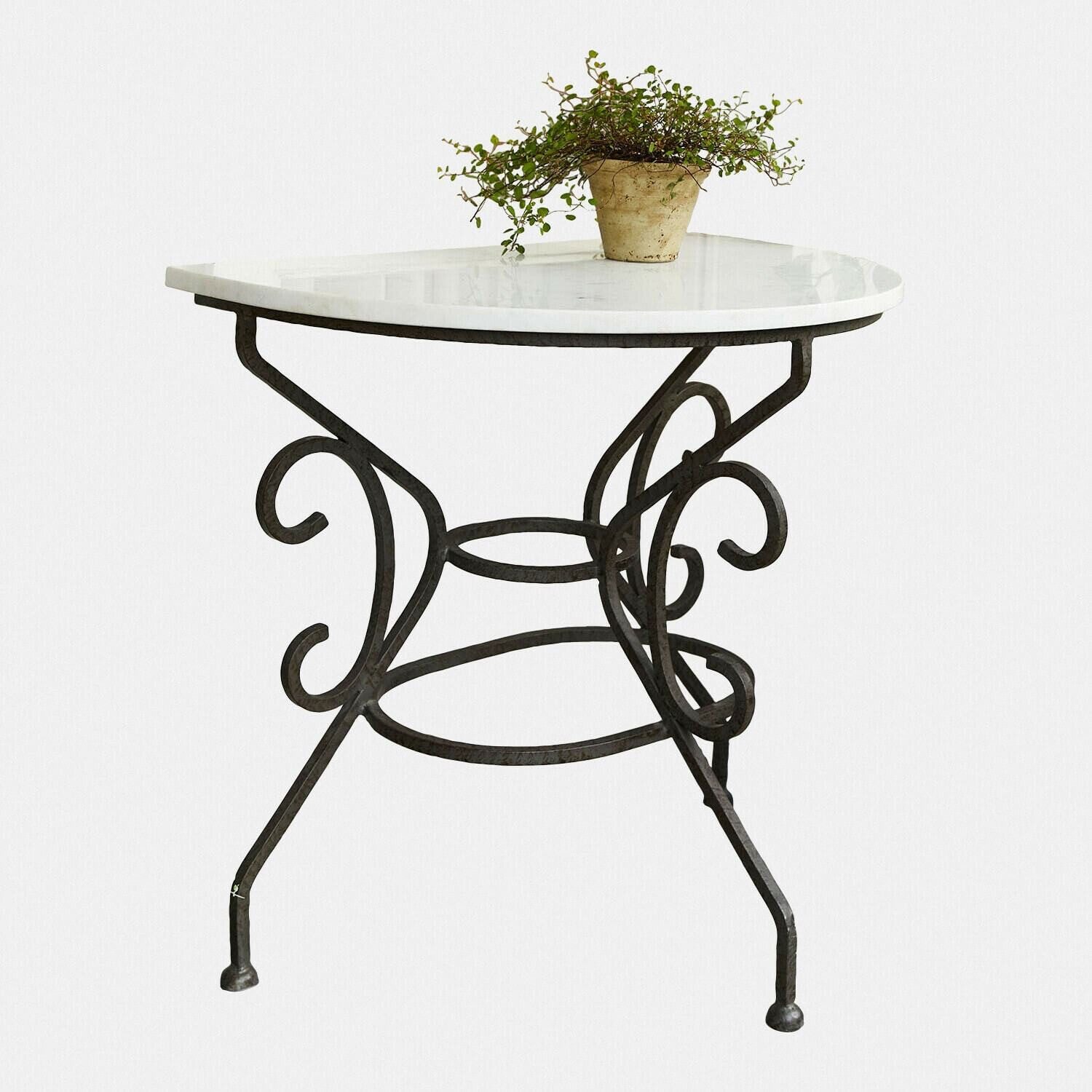 Mirabeau Gartentisch Tisch Vialette schwarz/weiß