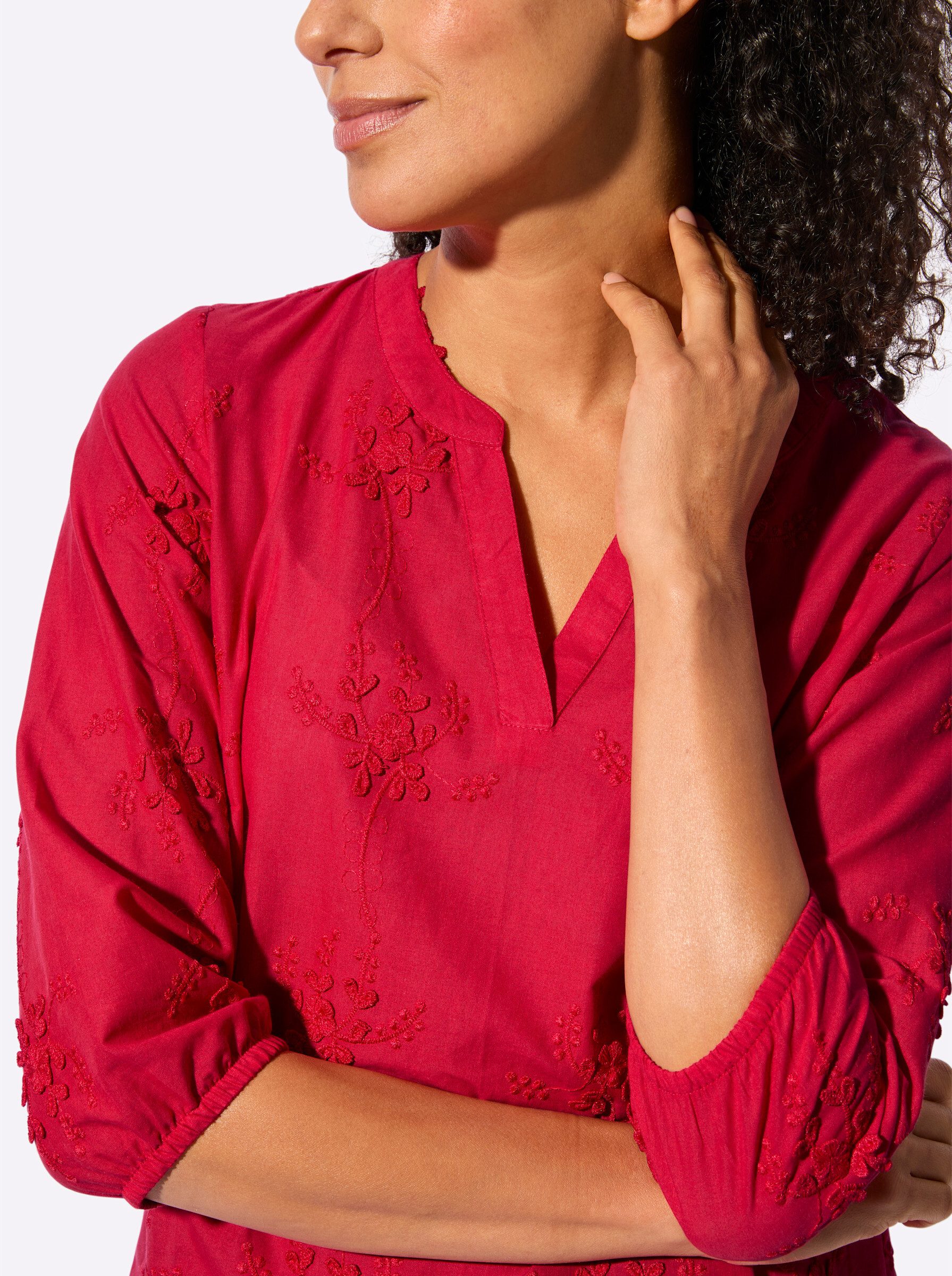 Witt Klassische Bluse Schlupfbluse 3/4-Arm