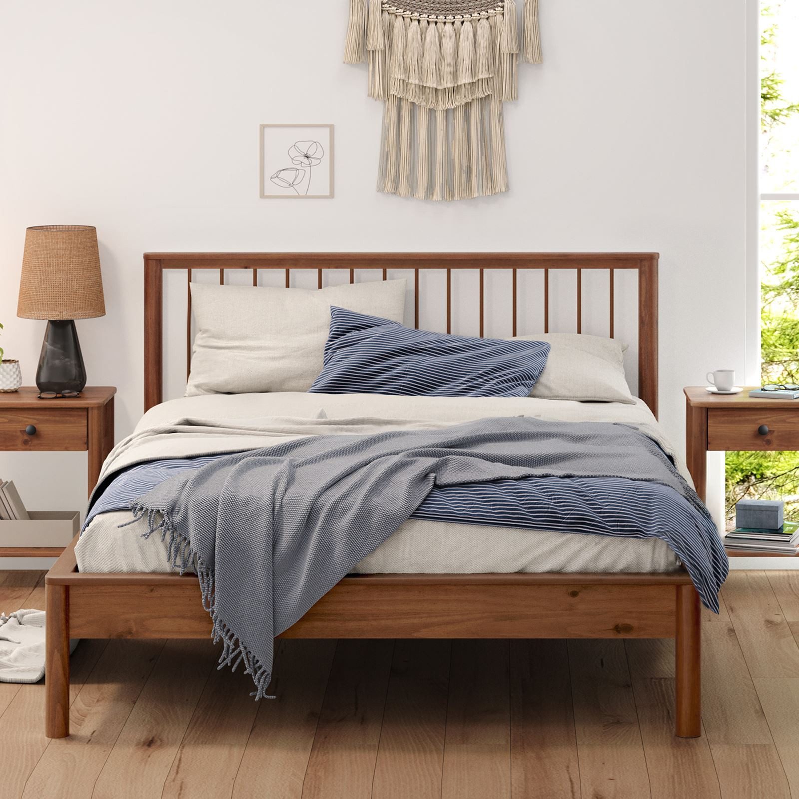 IDIMEX Massivholzbett APOANA, Doppelbett 140x200 Bett mit Lattenrost modern günstig online kaufen