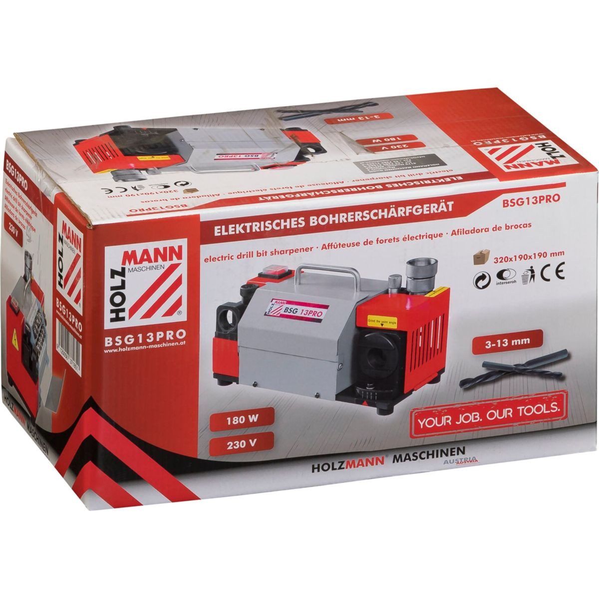 Holzmann Bohrerschärfgerät Holzmann BSG13Pro Bohrerschärfgerät