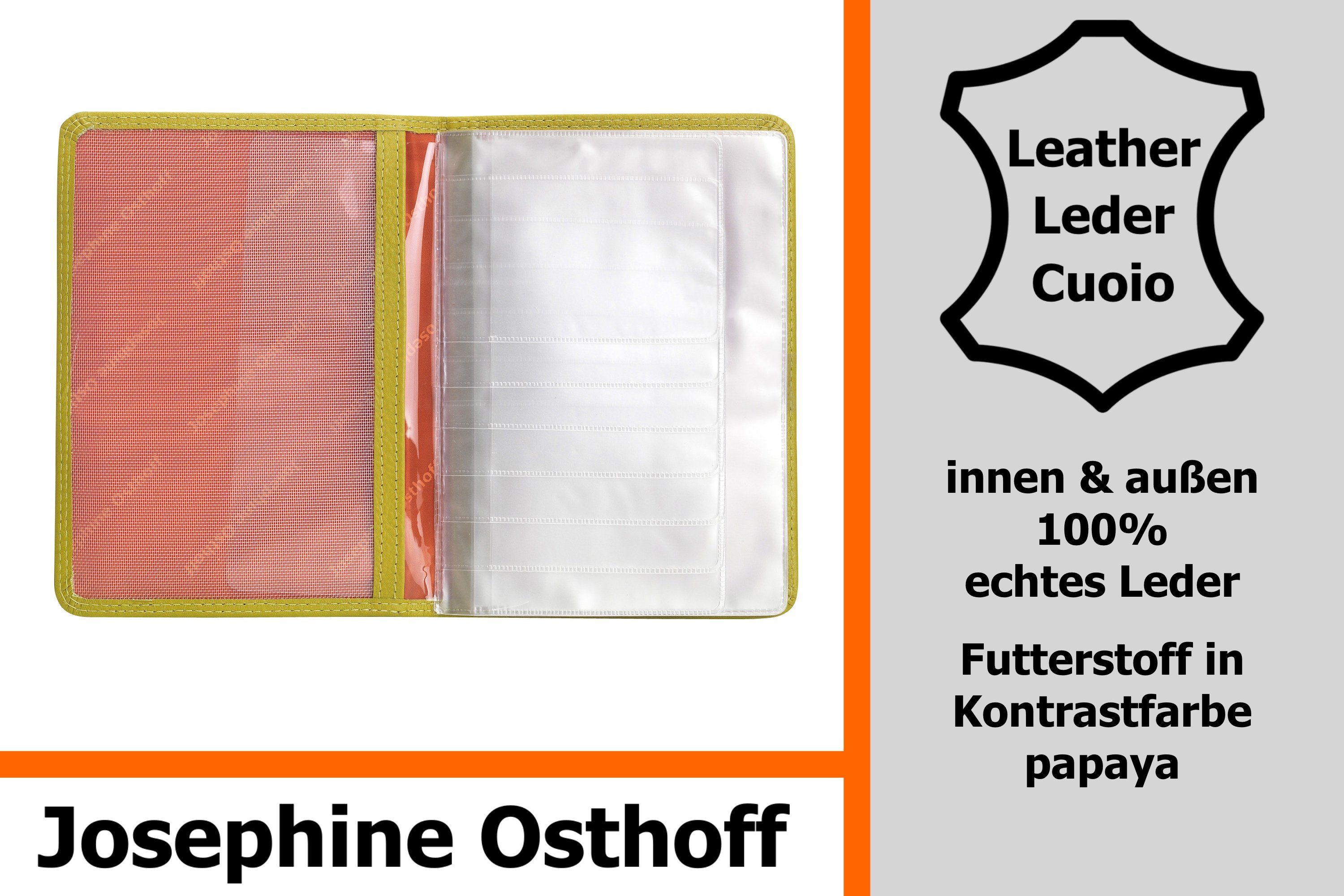 SOS Ausweisetui Osthoff Brieftasche Josephine limone