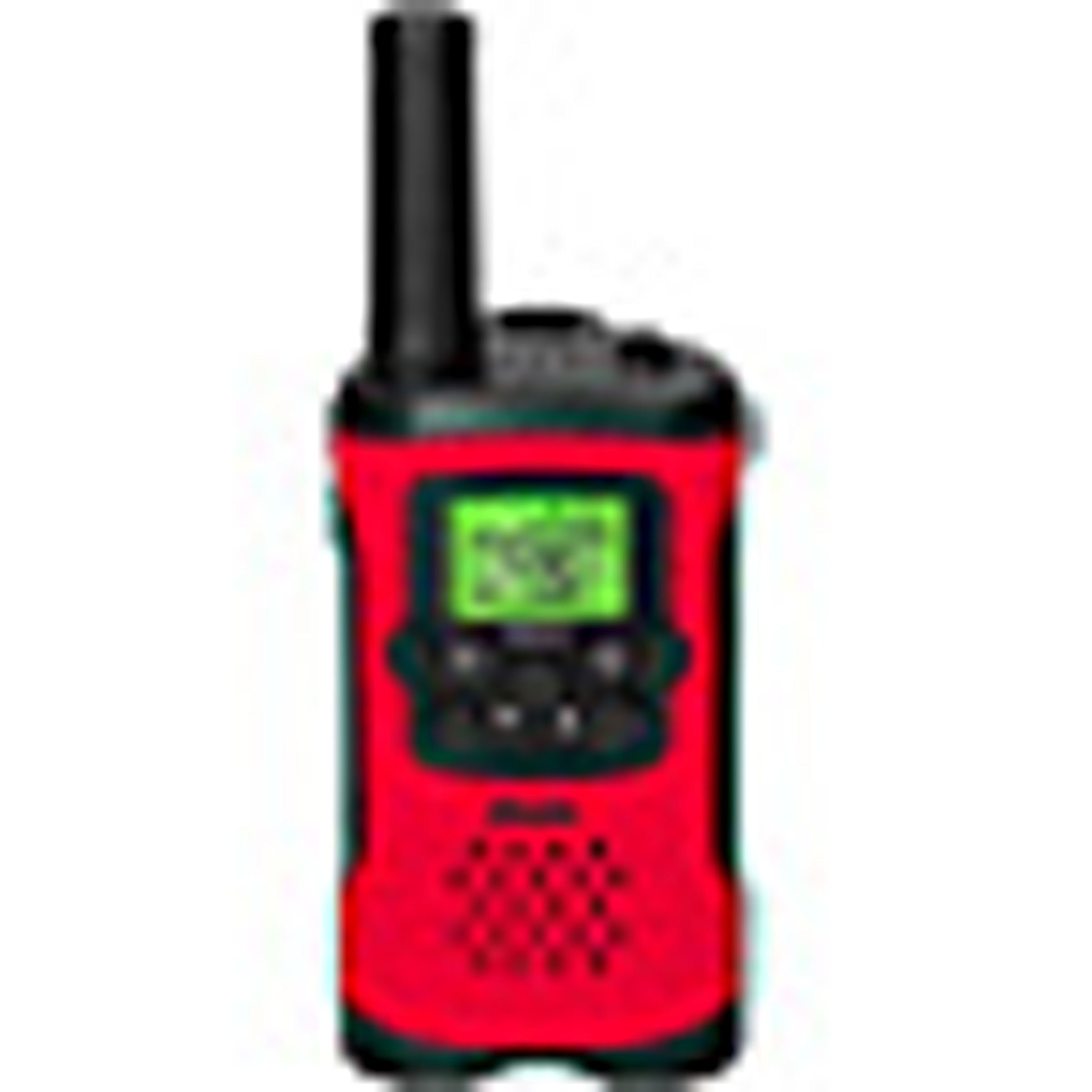Alecto Home Walkie Talkie FR-115, (Paar, 2-St., 2 Walkie-Talkies), 8 Kanäle und 38 CTCSS-Codes Rot-Schwarz