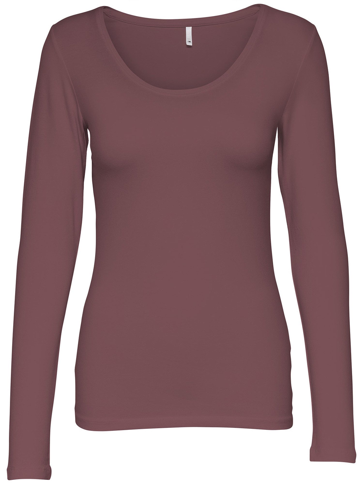 ONLY Langarmshirt Live Love NEW Longsleeve (3-tlg., 3er Pack) Figur betont, elastische Baumwollqualität