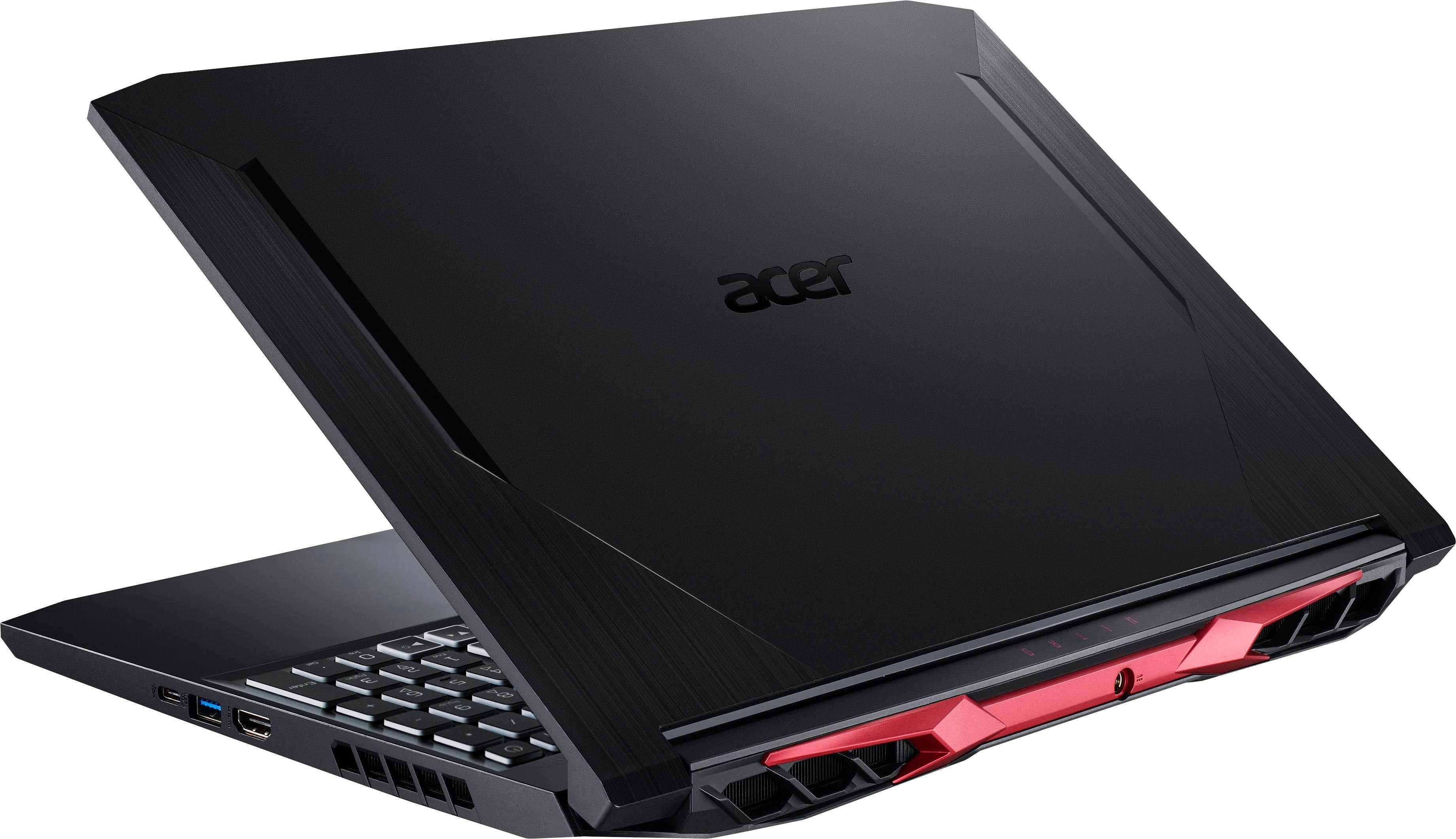 Acer Nitro 5 AN515-55-766W cm/15,6 GeForce SSD) 3060, i7 Gaming-Notebook RTX 10750H, Intel GB Zoll, Core (39,62 512
