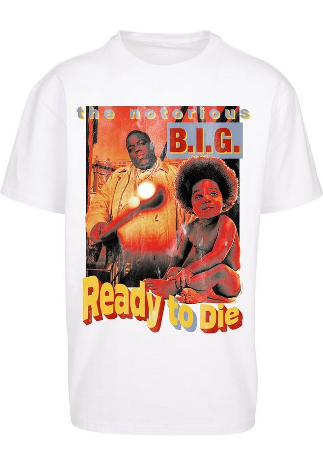 Upscale by Mister Tee Kurzarmshirt Herren Biggie Ready To Die Oversize Tee ( 1-tlg), MT Upscale