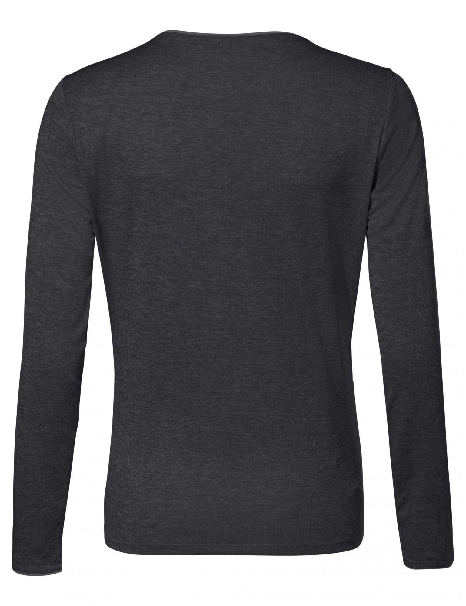 Womens Black VAUDE T-shirt Damen Long-sleeve Essential Langarmshirt Vaude